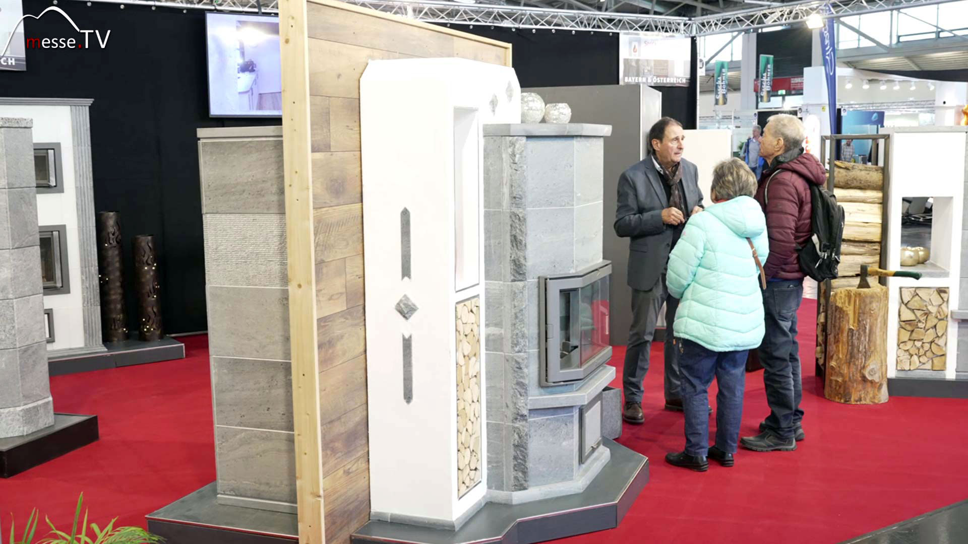 Soapstone stove with wood heating