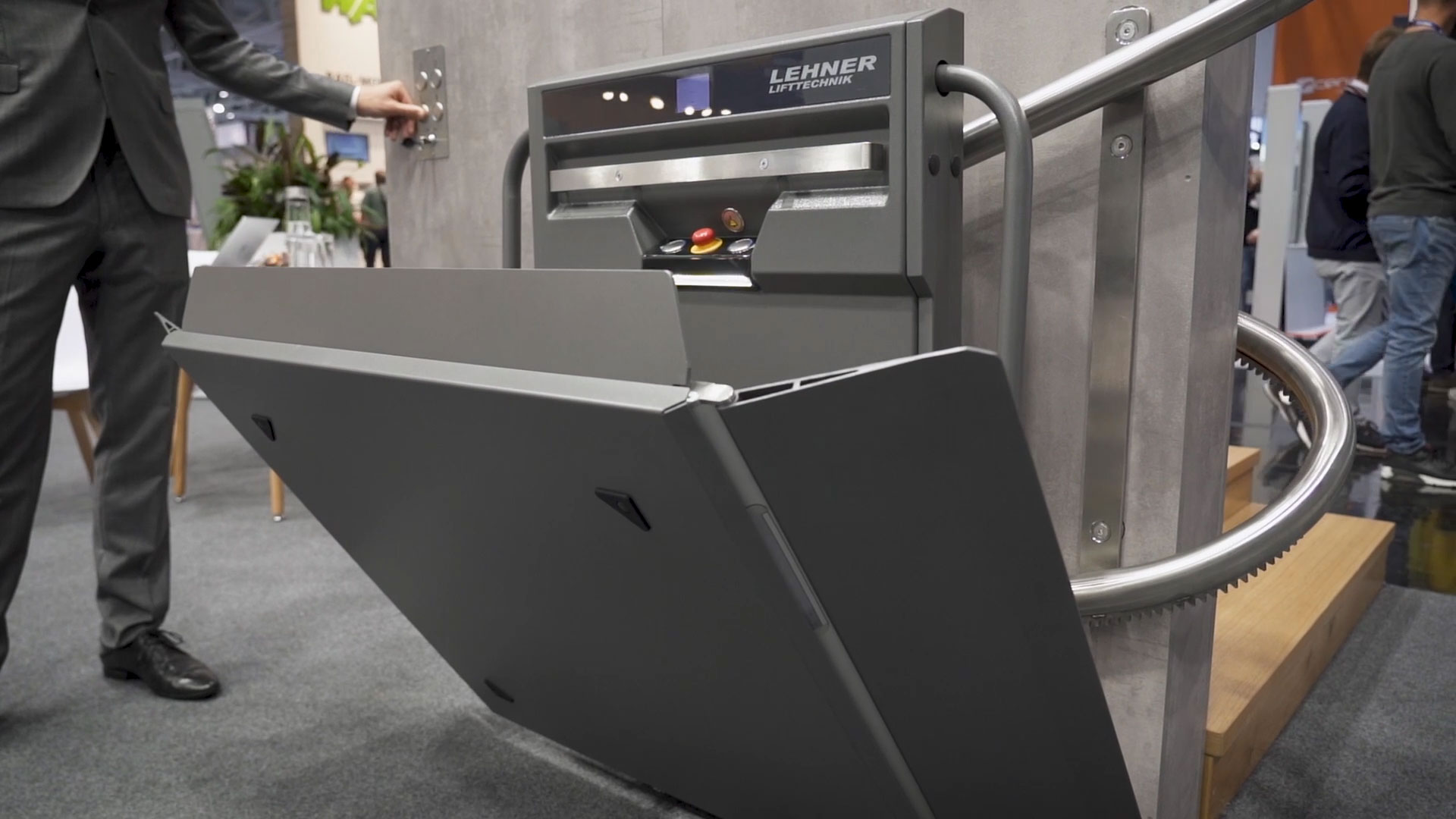 Lehner lift technology accessibility platform stairlift