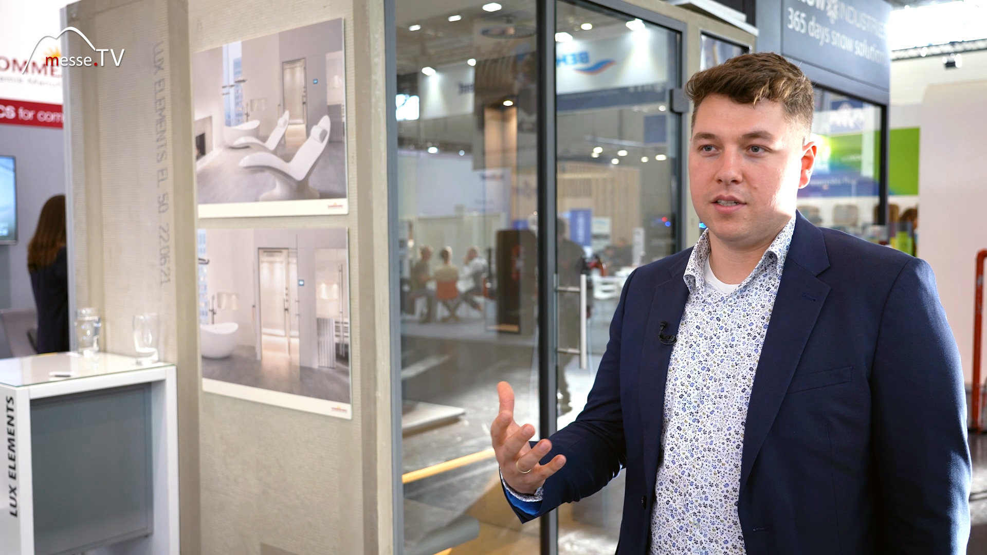 MesseTV Interview Michel Lux of Lux Elements aquanale 2023 Cologne