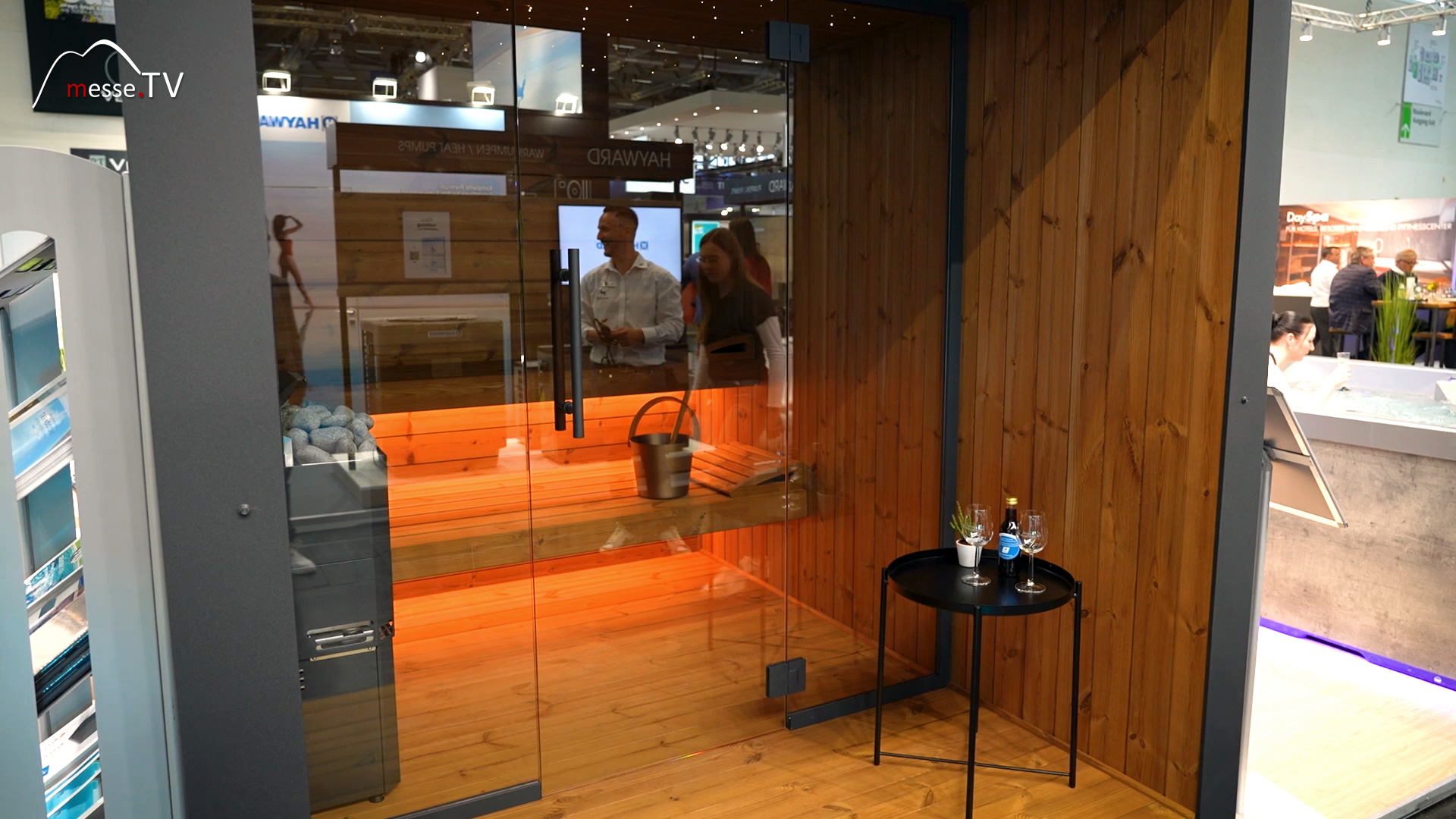 Outdoor sauna saunari aquanale 2023 Cologne