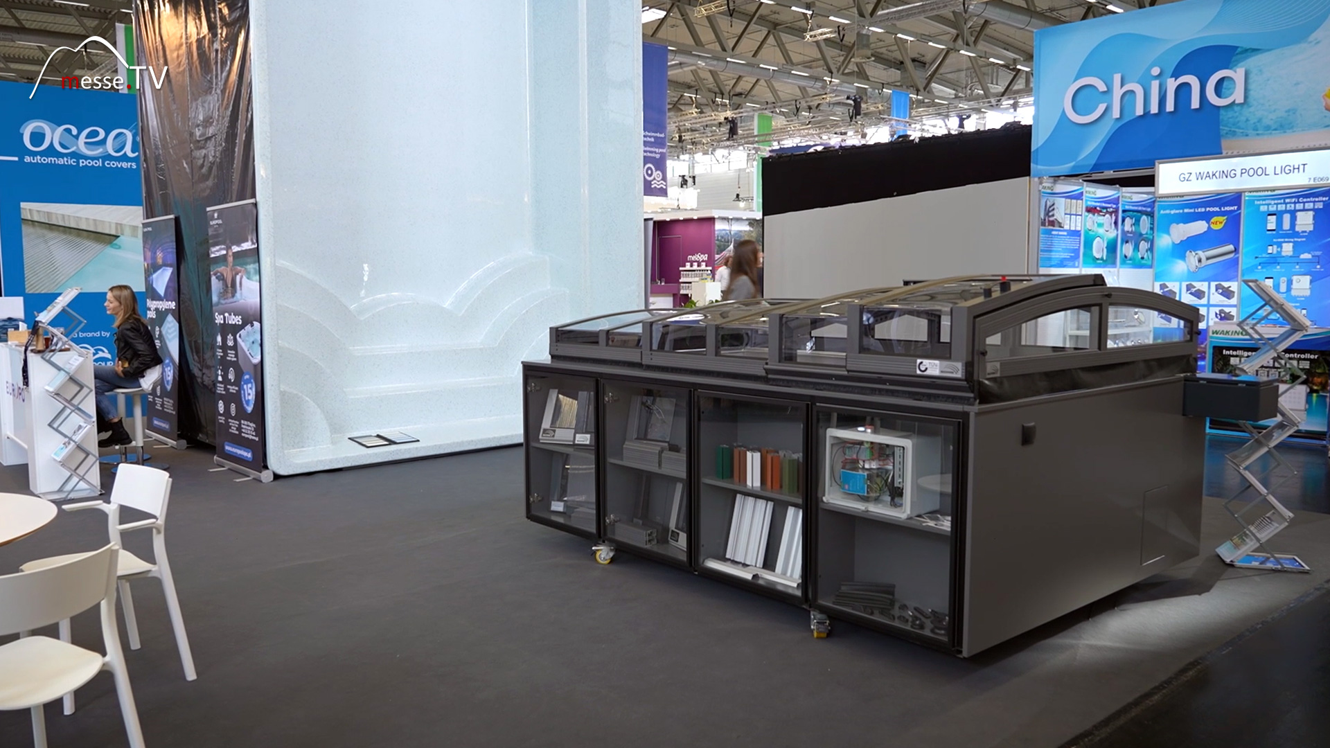 Pool roofing Pool cover Europool aquanale 2023