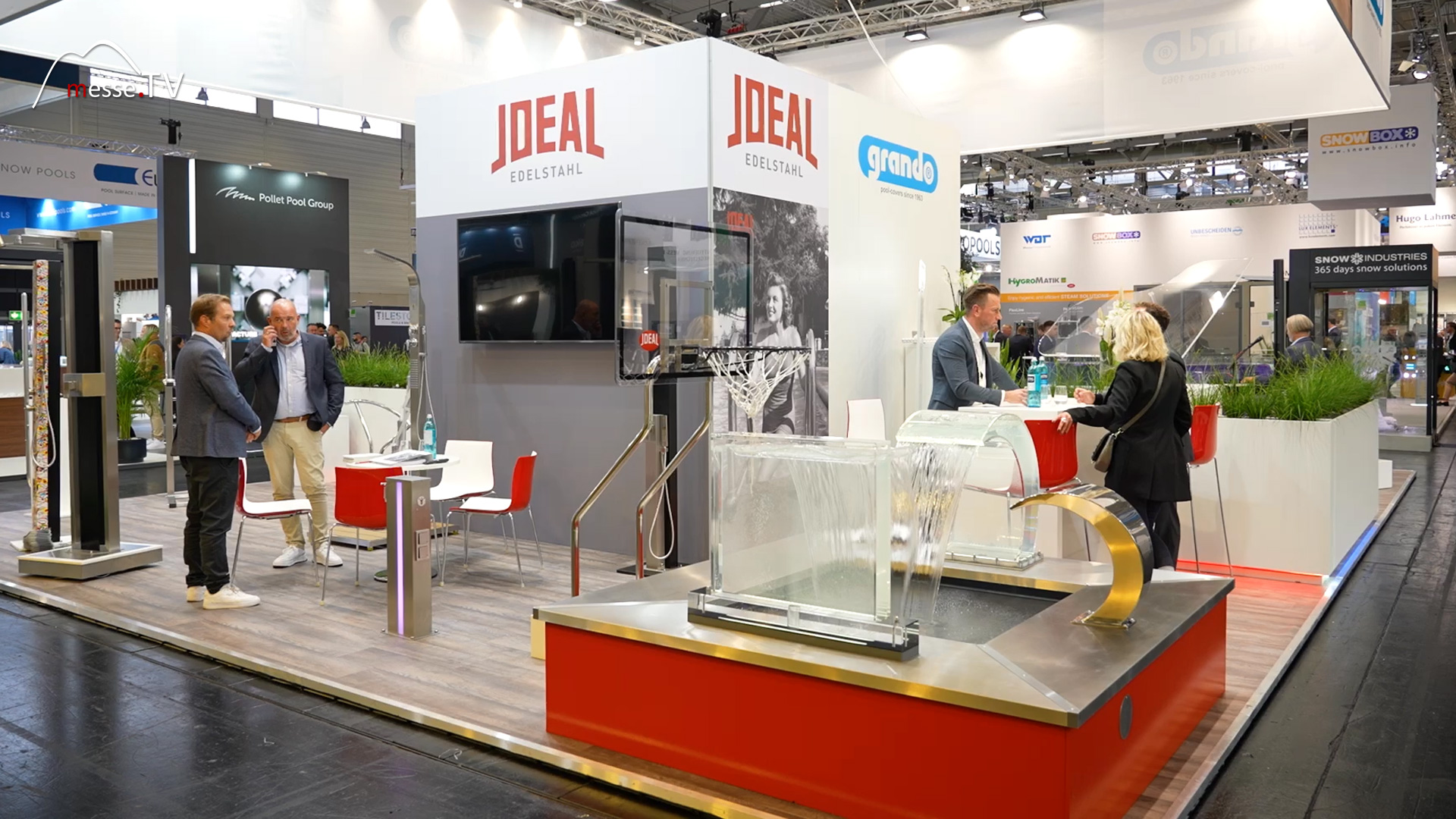 Rigid polystyrene foam products Lux Elements aquanale 2023 Cologne trade fair