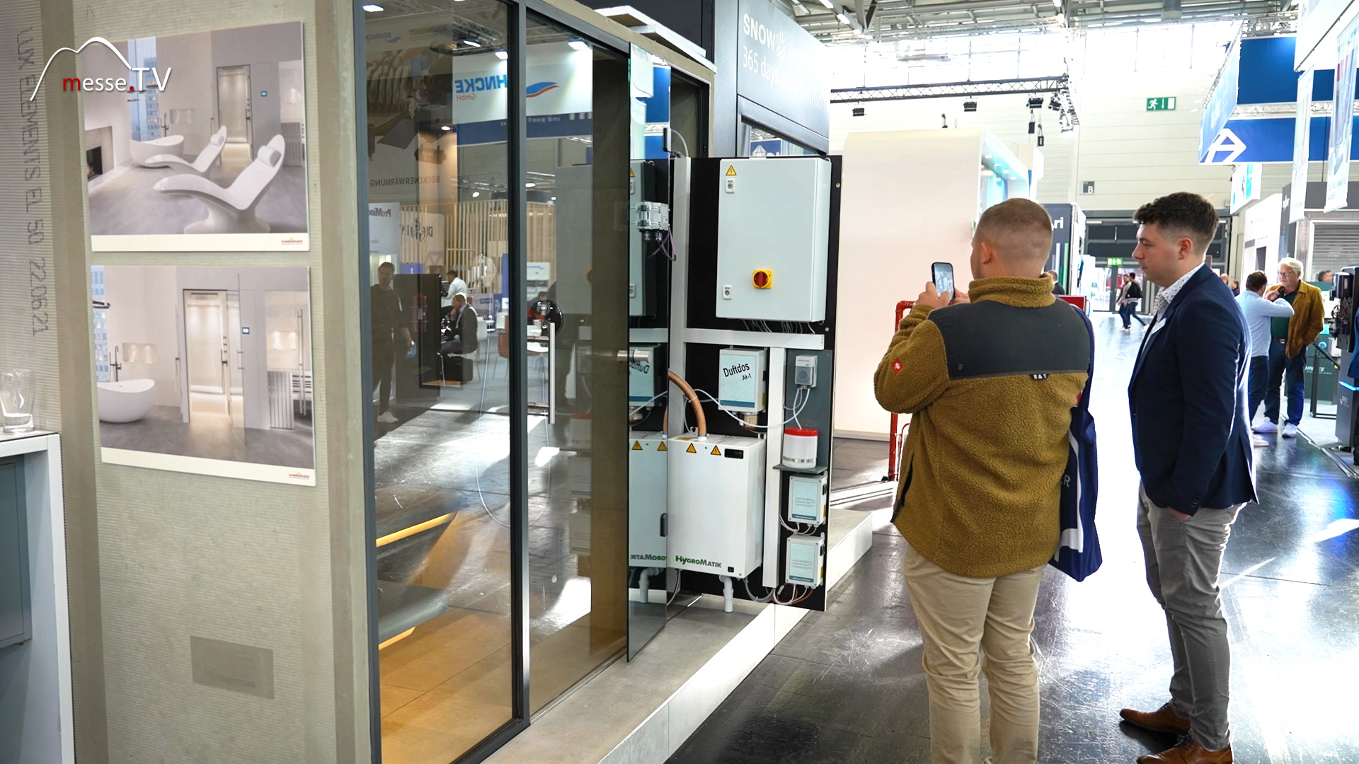 Steam bath warm room shower room concept Lux Elements aquanale 2023