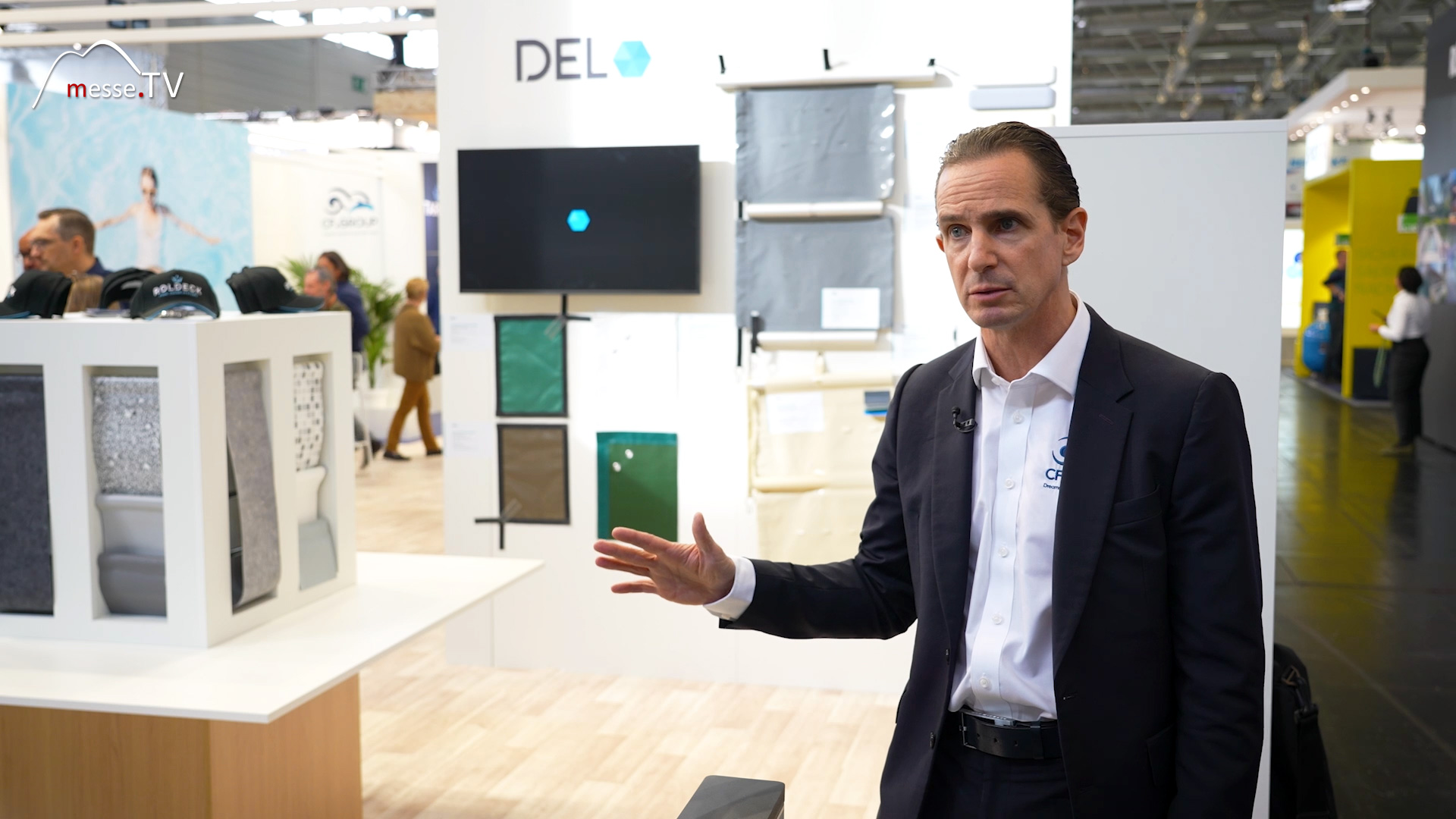 Swimming pool components with a claim to sustainability CF GROUP aquanale Cologne Fair