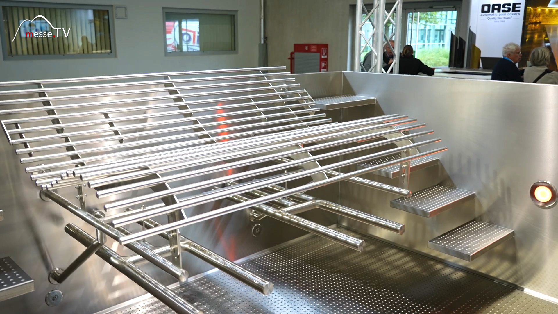 Waterbeds stainless steel pool BB Poolsystems aquanale 2023