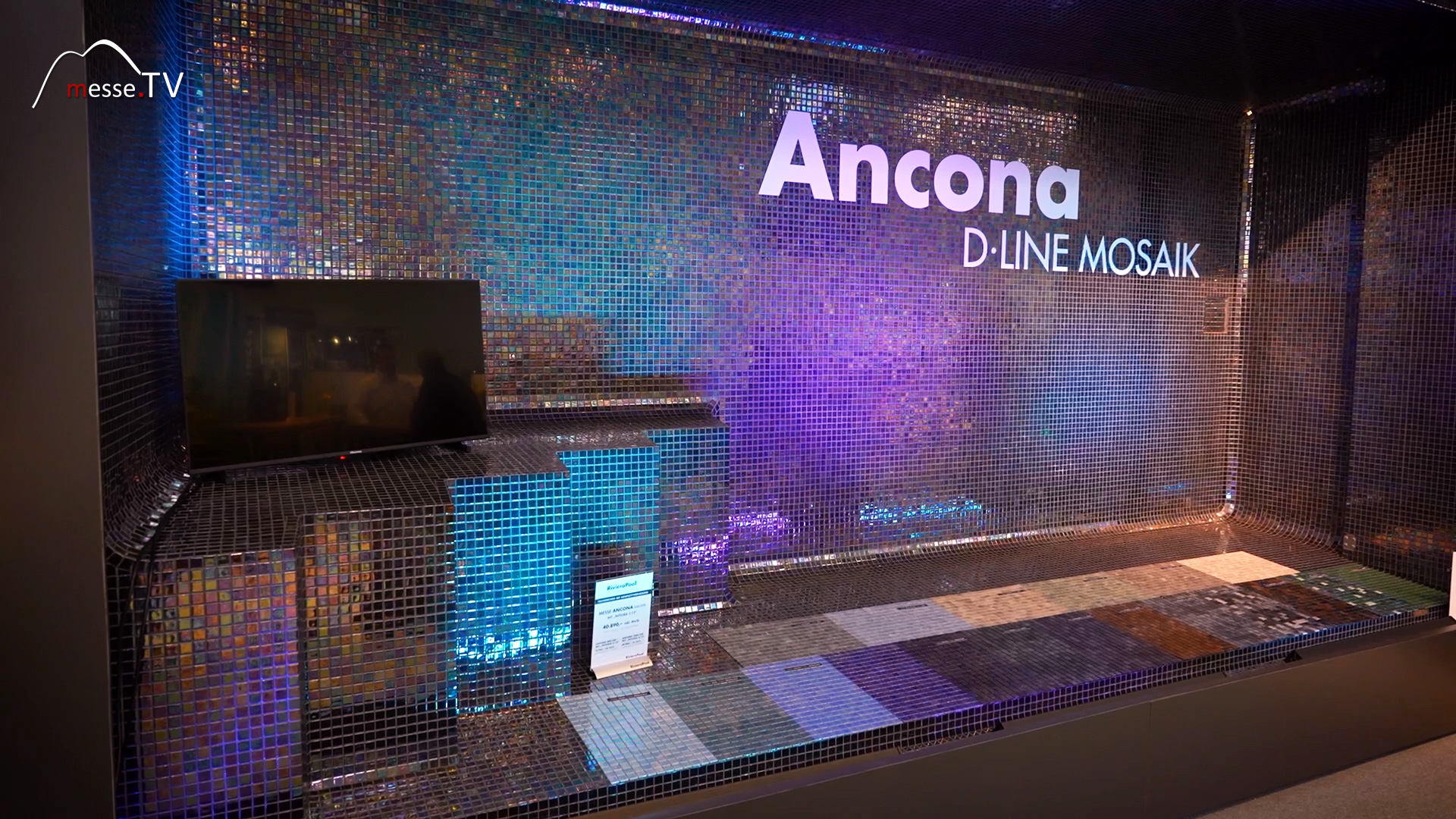 swimming pool Ancona D Line Mosaic Riviera Pool aquanale 2023 Cologne