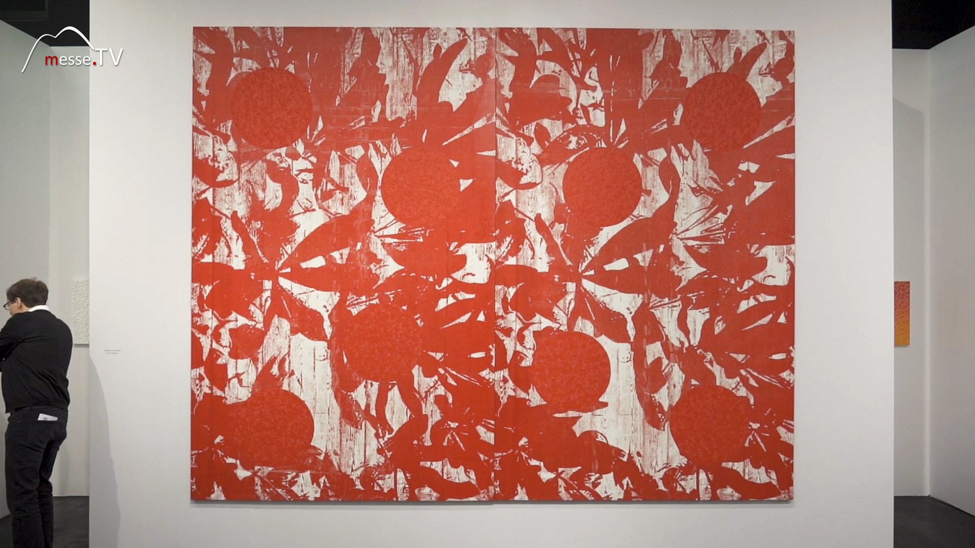 Ekrem Yalcindag abstract red painting