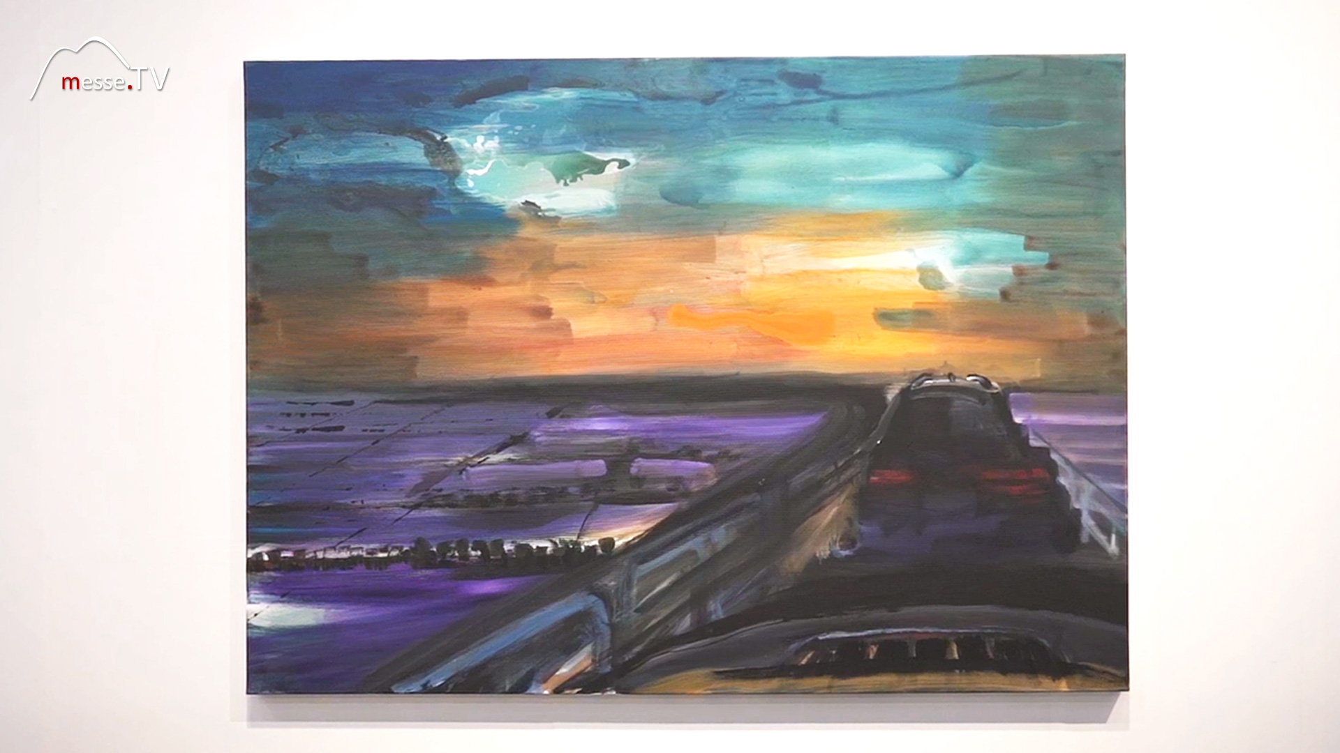 Rainer Fetting car train to sylt Art Cologne 2023