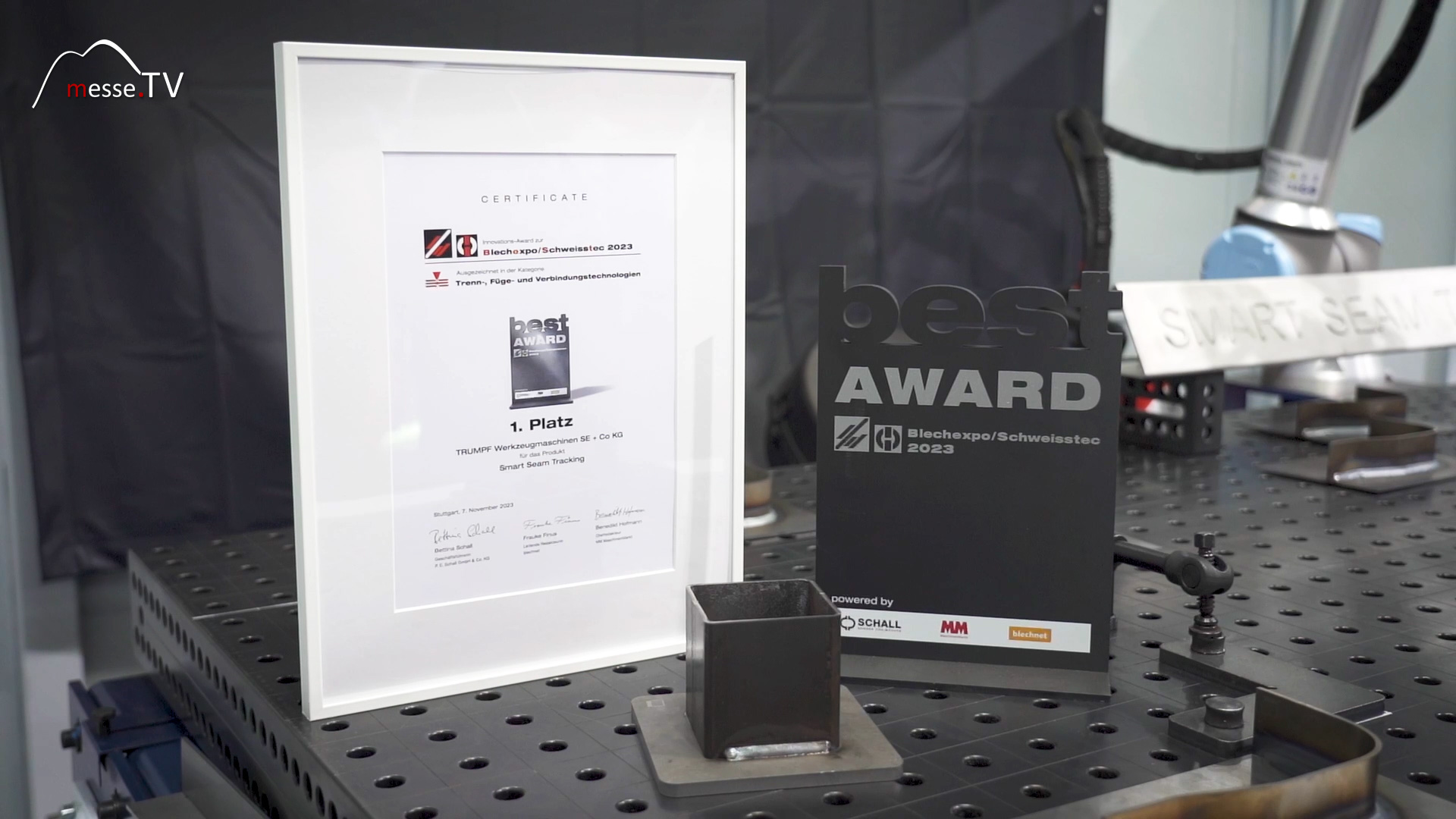 Best Award Preis joining technology Blechexpo
