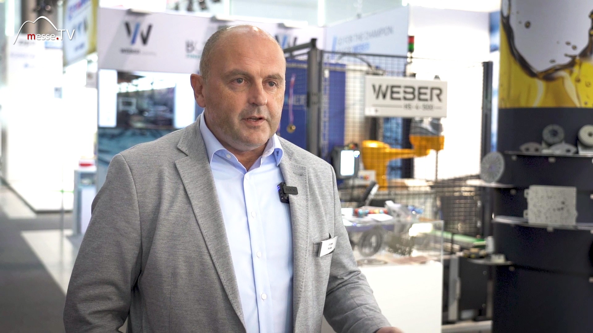 Juergen Mueller sales and distribution Hans Weber machine factory