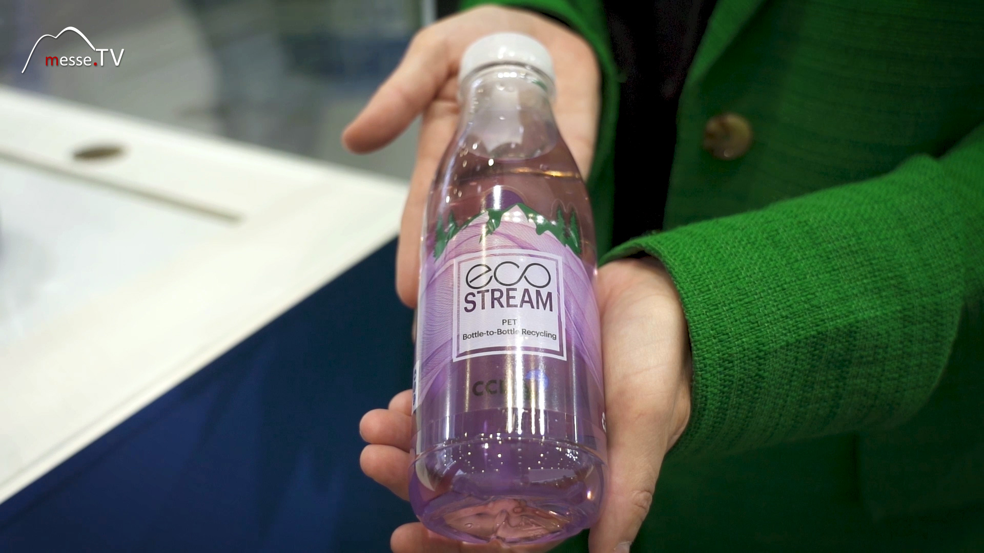sustainable label solution PET bottles