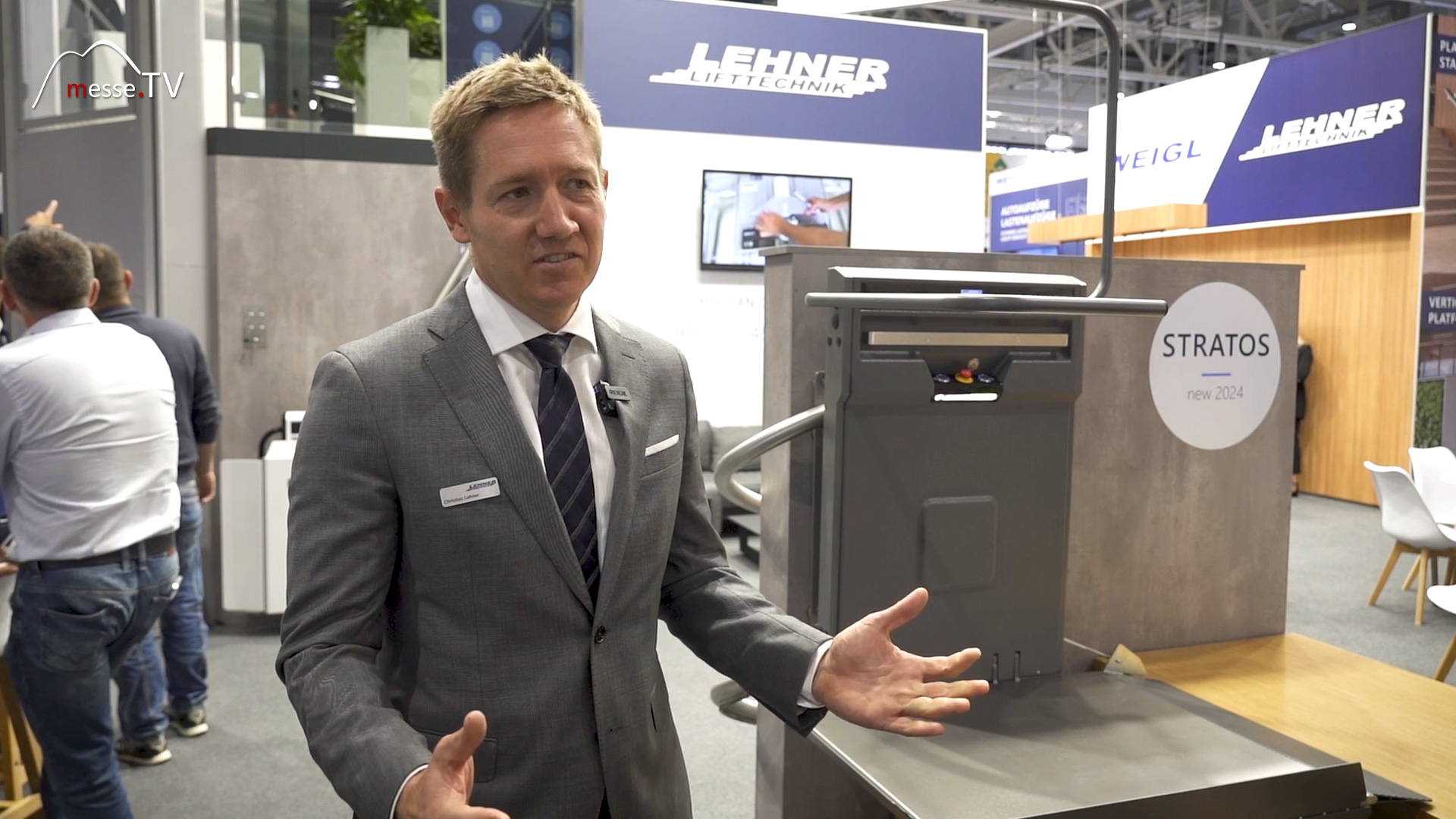 MesseTV interview Christian Lehner managing director Lehner lift technology