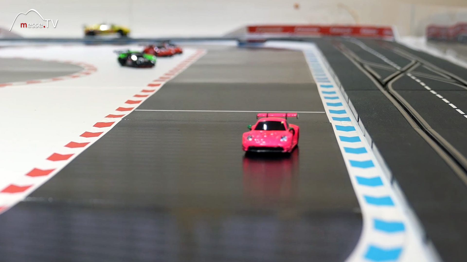 Hybrid Car racing track Carrera