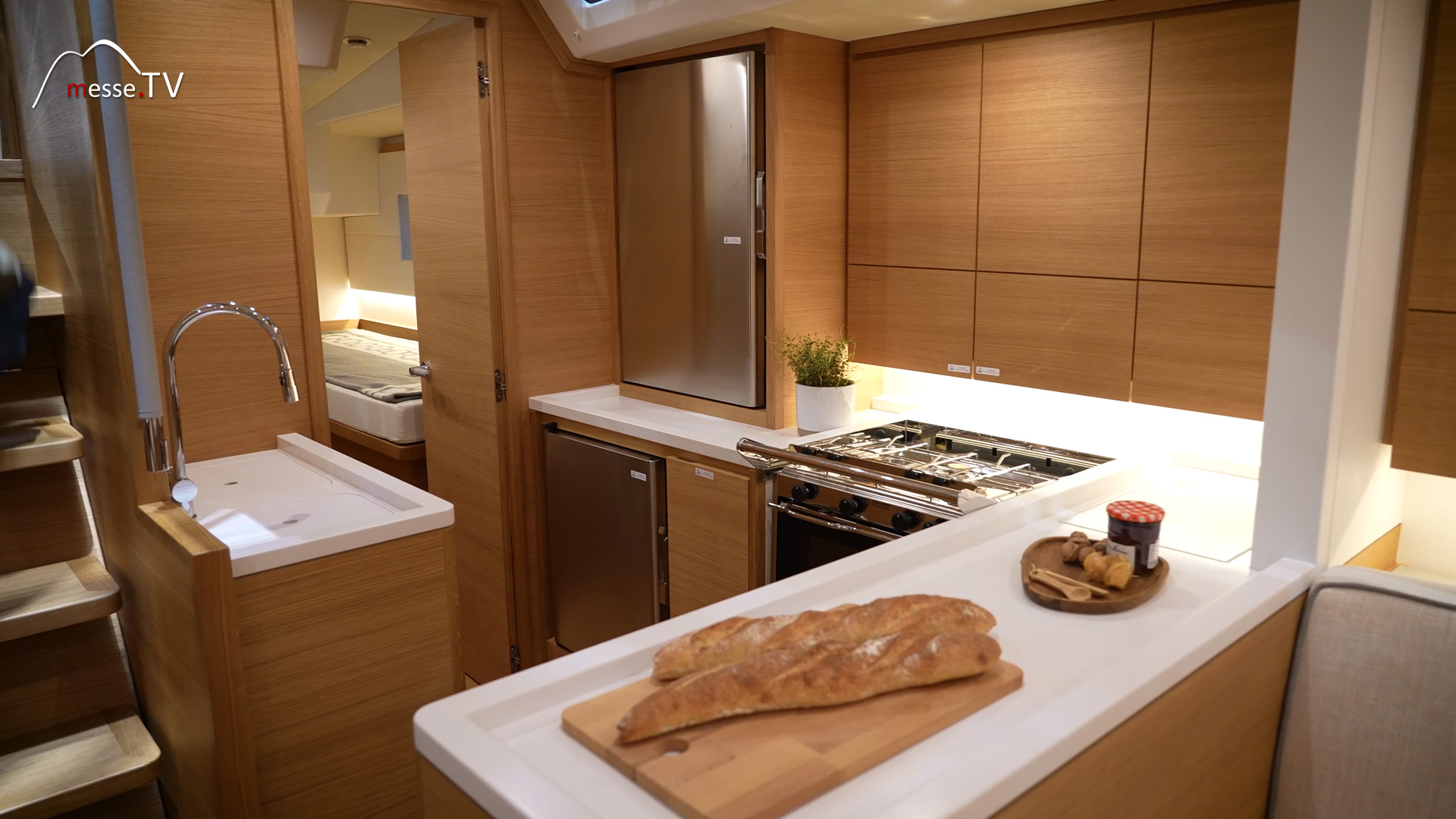 long distance cruising sailboat galley