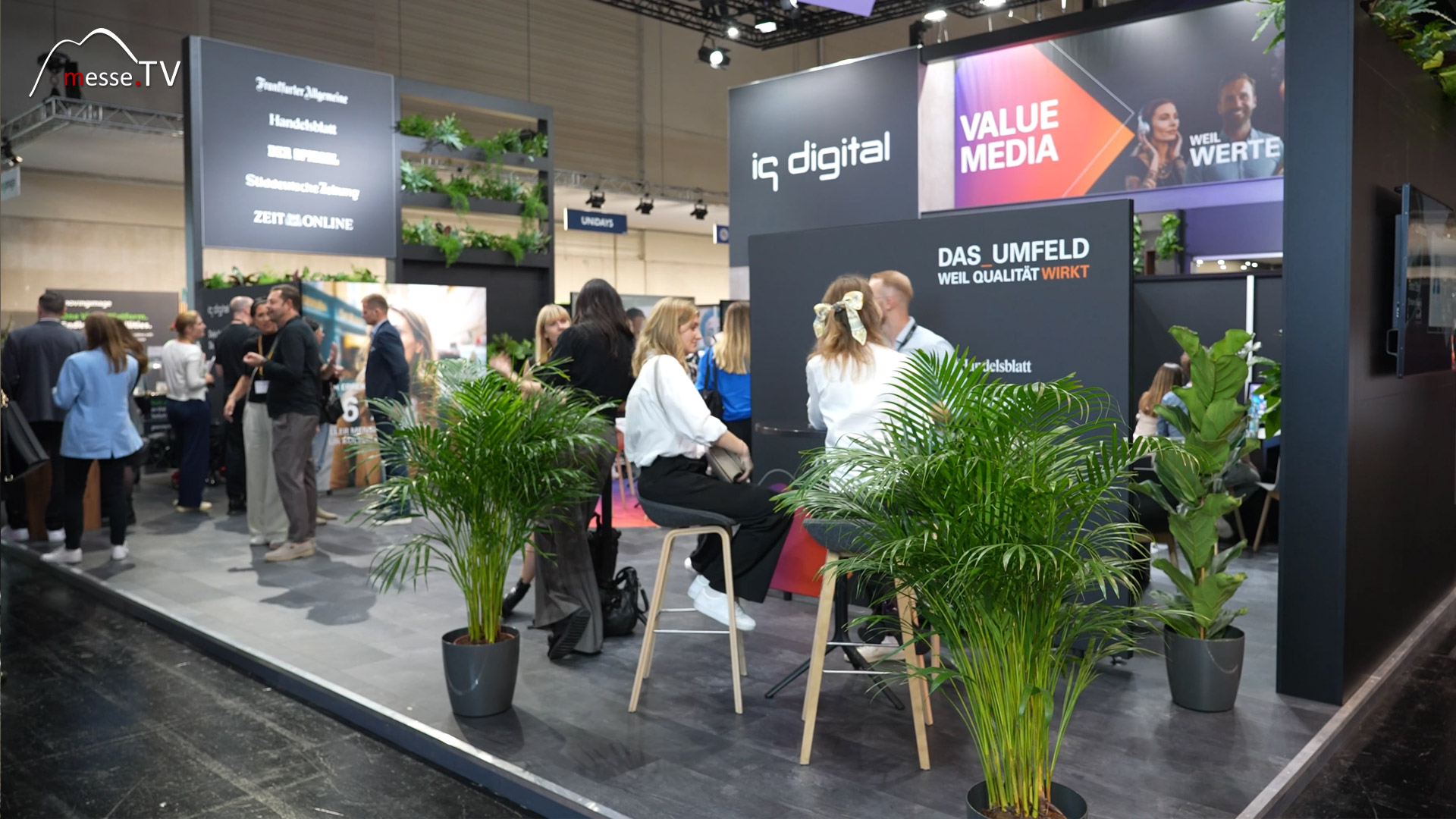 iq digital media marketing booth at dmexco 2024 cologne exhibition