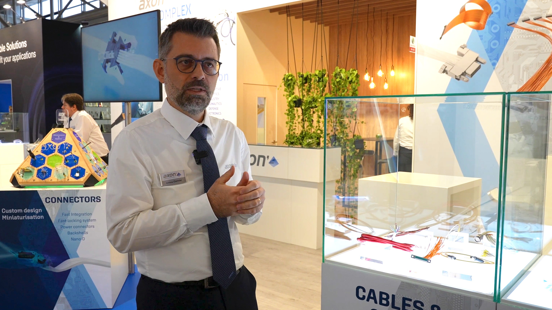 axon cables and connectors anthony cormier electronica 2024 munich