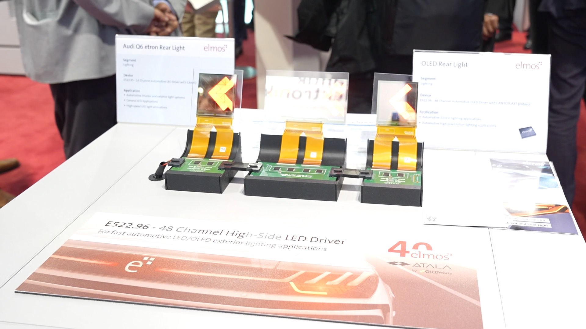 future oriented control for oled technology in vehicles innovative elmos driver