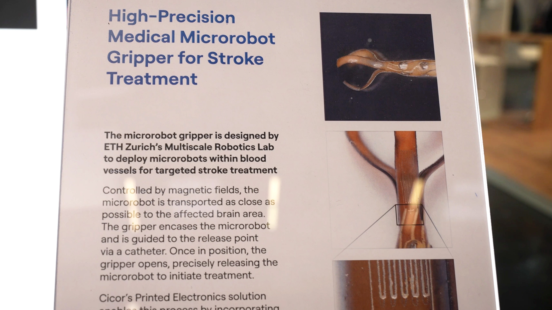 high precision medical microbot gripper for stroke patients cicor