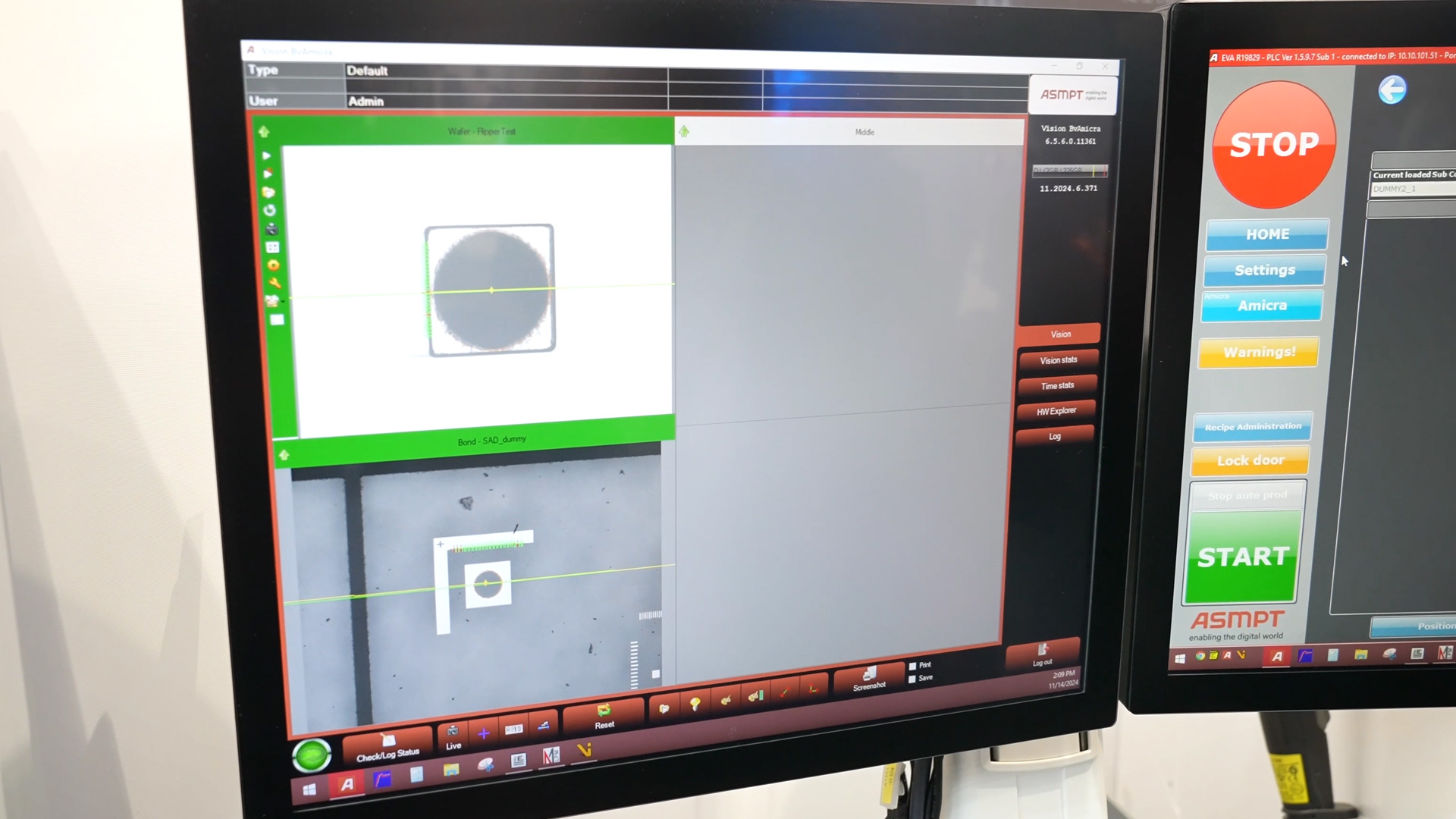 intuitive display of all steps in the bonding process amicra nano asmpt