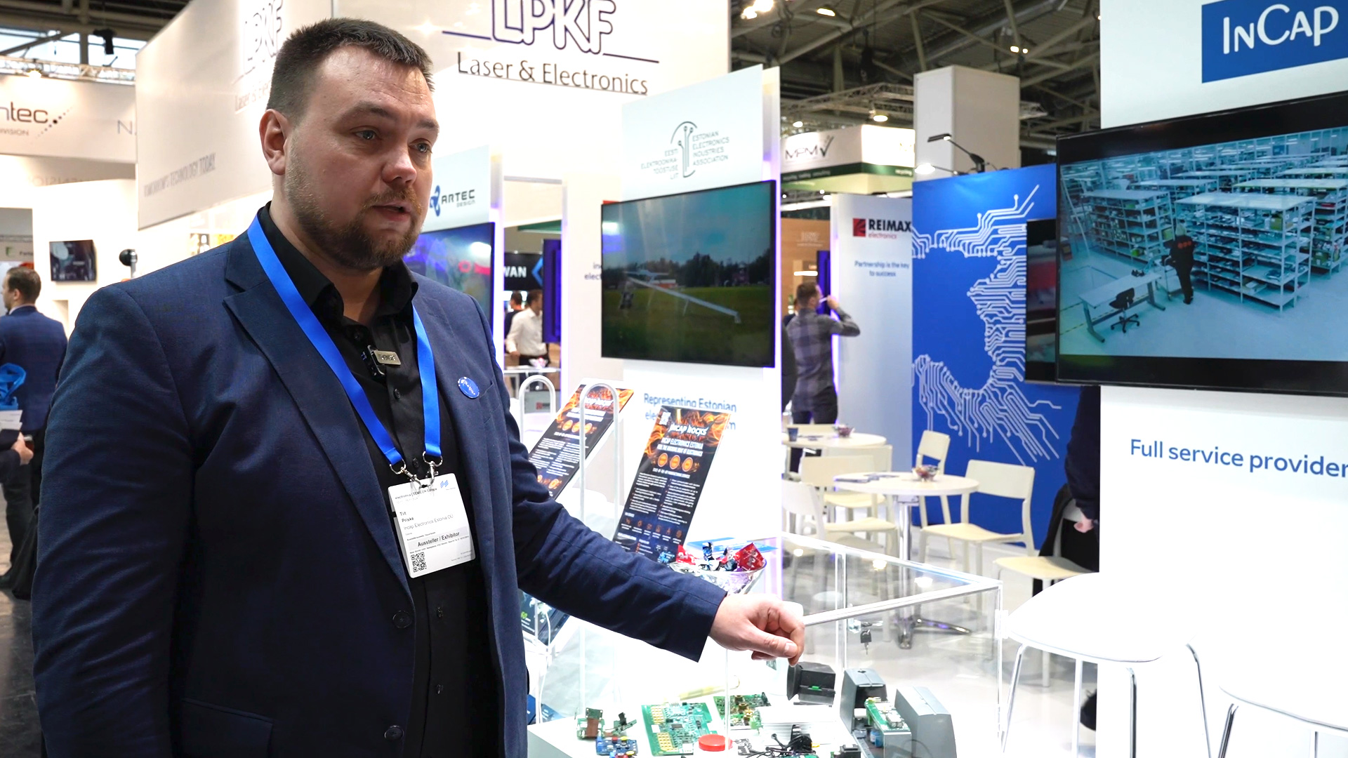 modern ems services in cap tiit priske electronica 2024 munich exhibition center