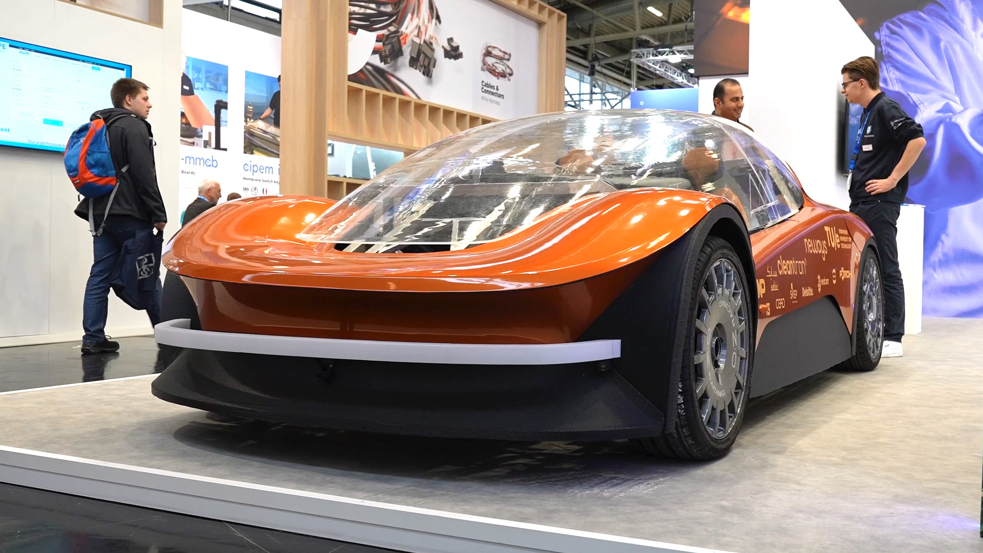 sustainable electric car of the future prototype phoenix tu ecomotive neways