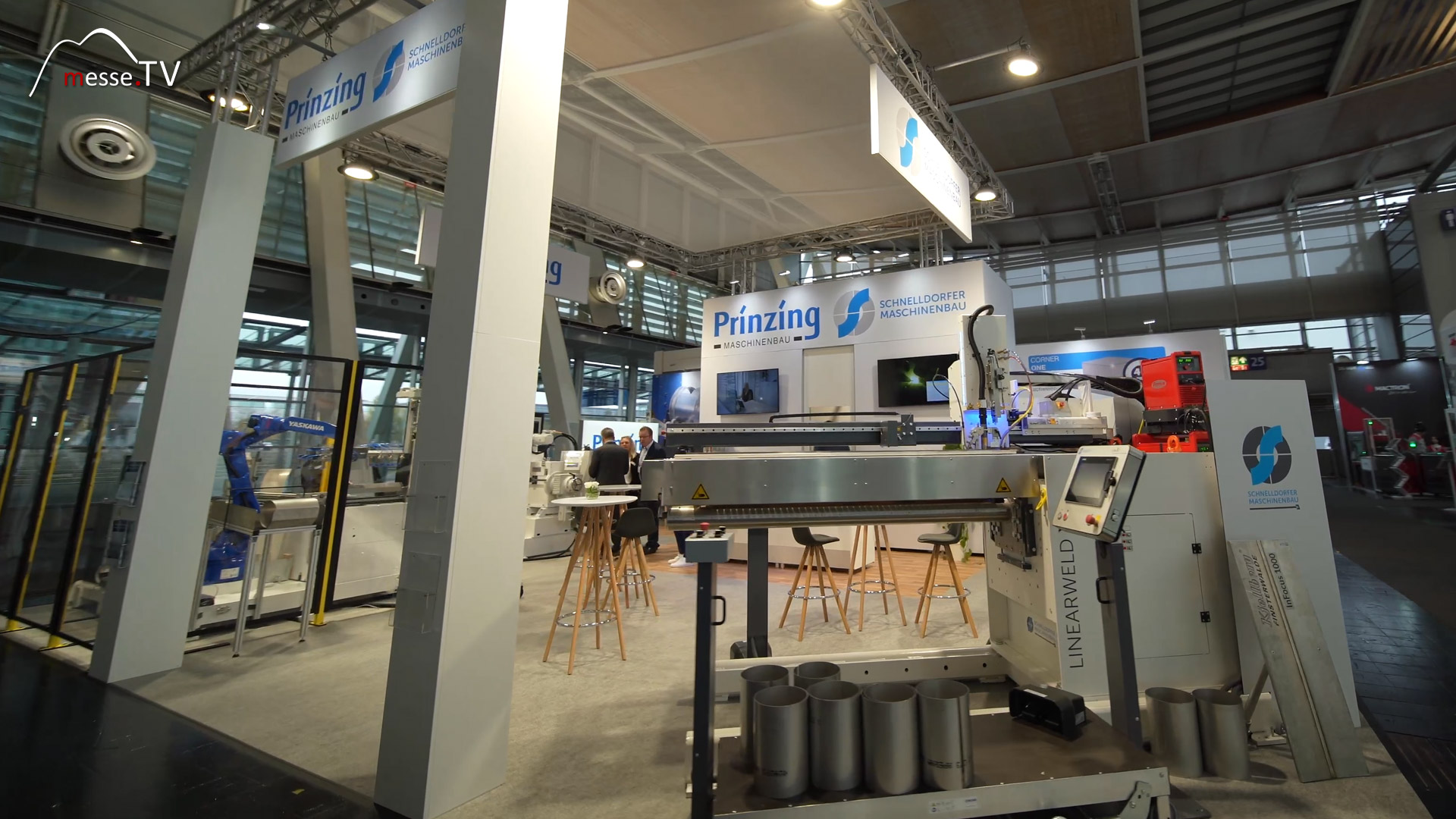 exhibition stand new innovations sheet metal working prinzing euroblech 2024 hannover exhibition
