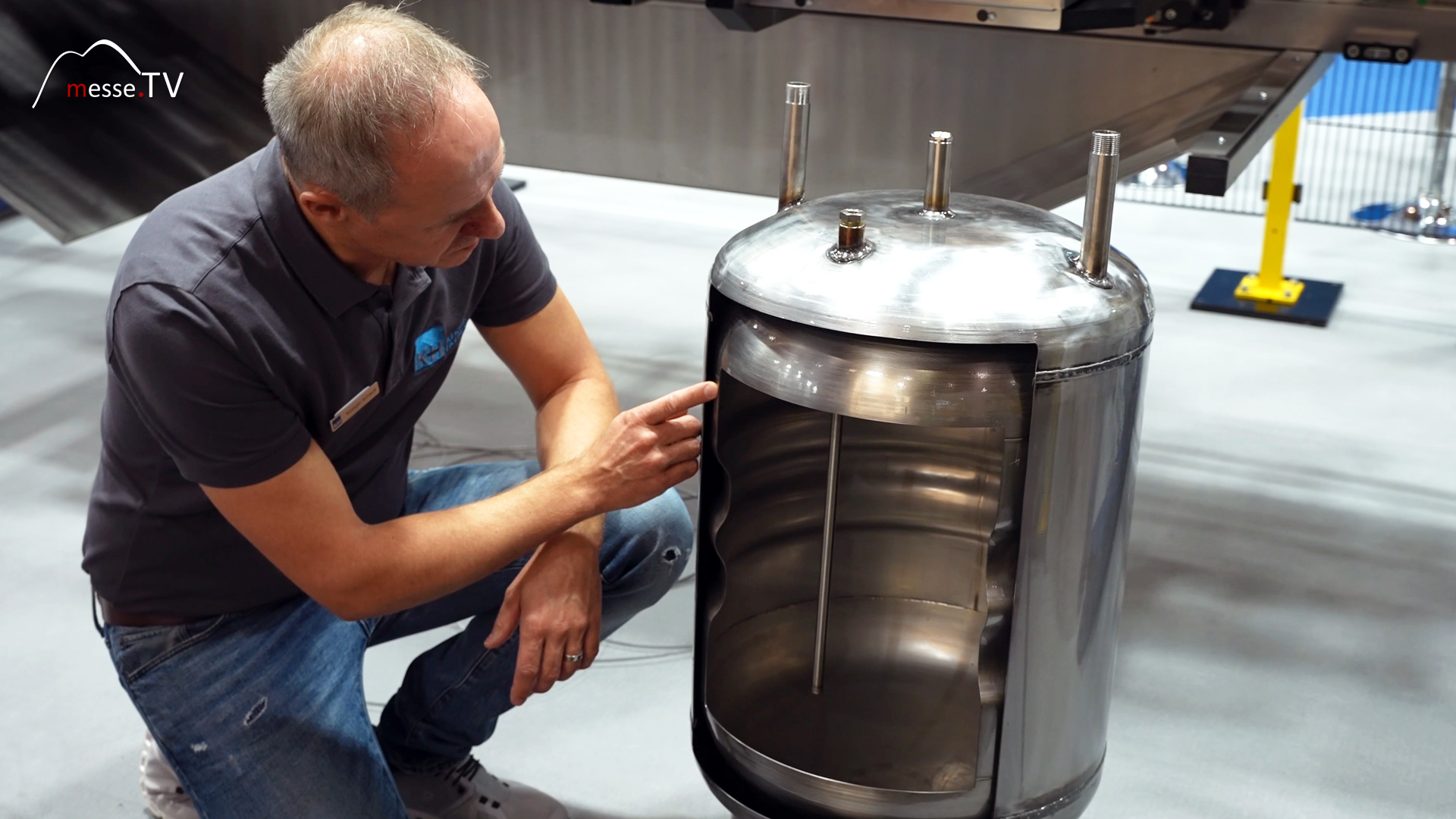 seamless laser welding stainless steel container construction kurth heuser euroblech 2024 exhibition hanover