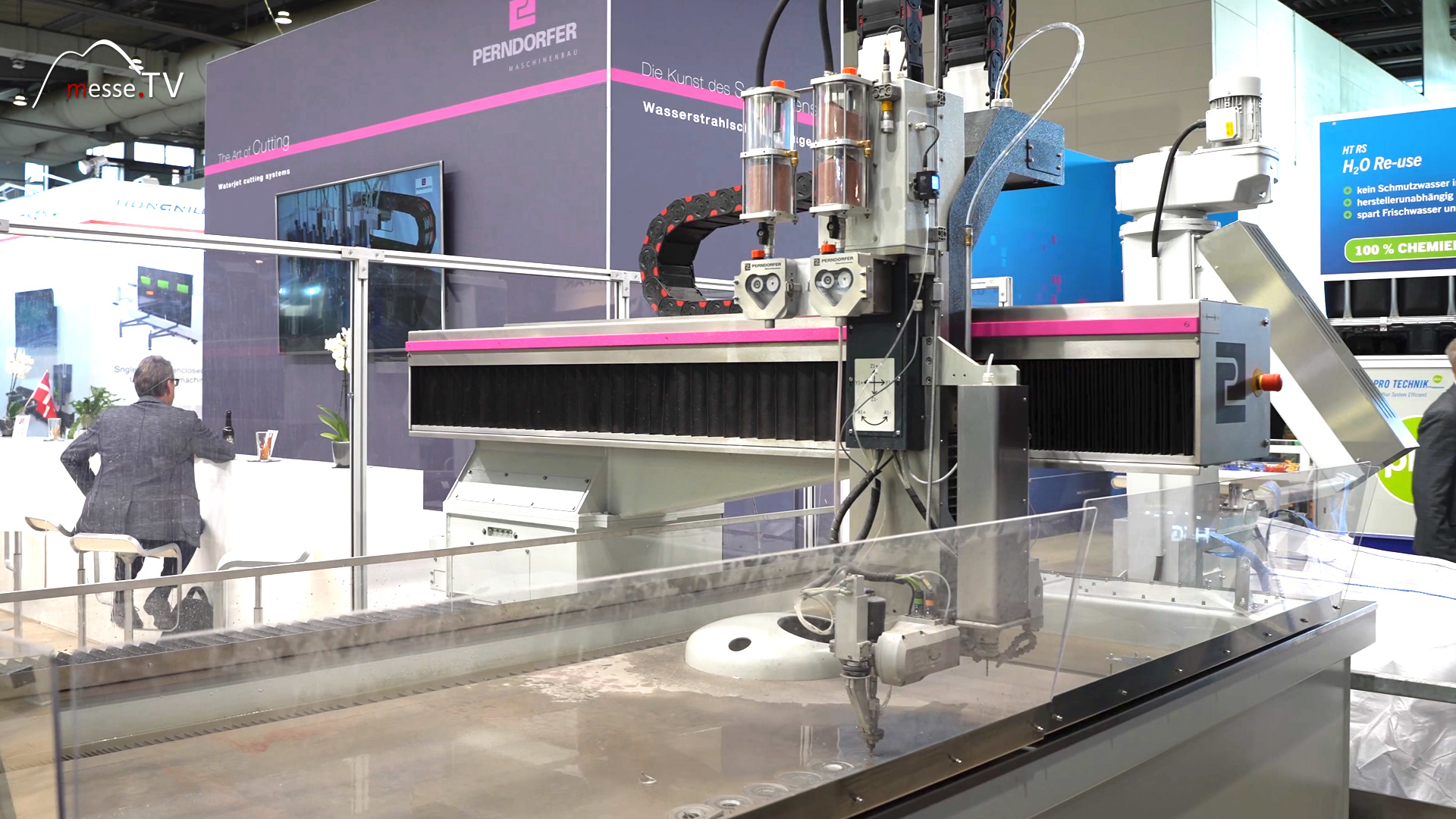 water jet cutting system environmentally friendly water jet cutting perndorfer euroblech 2024