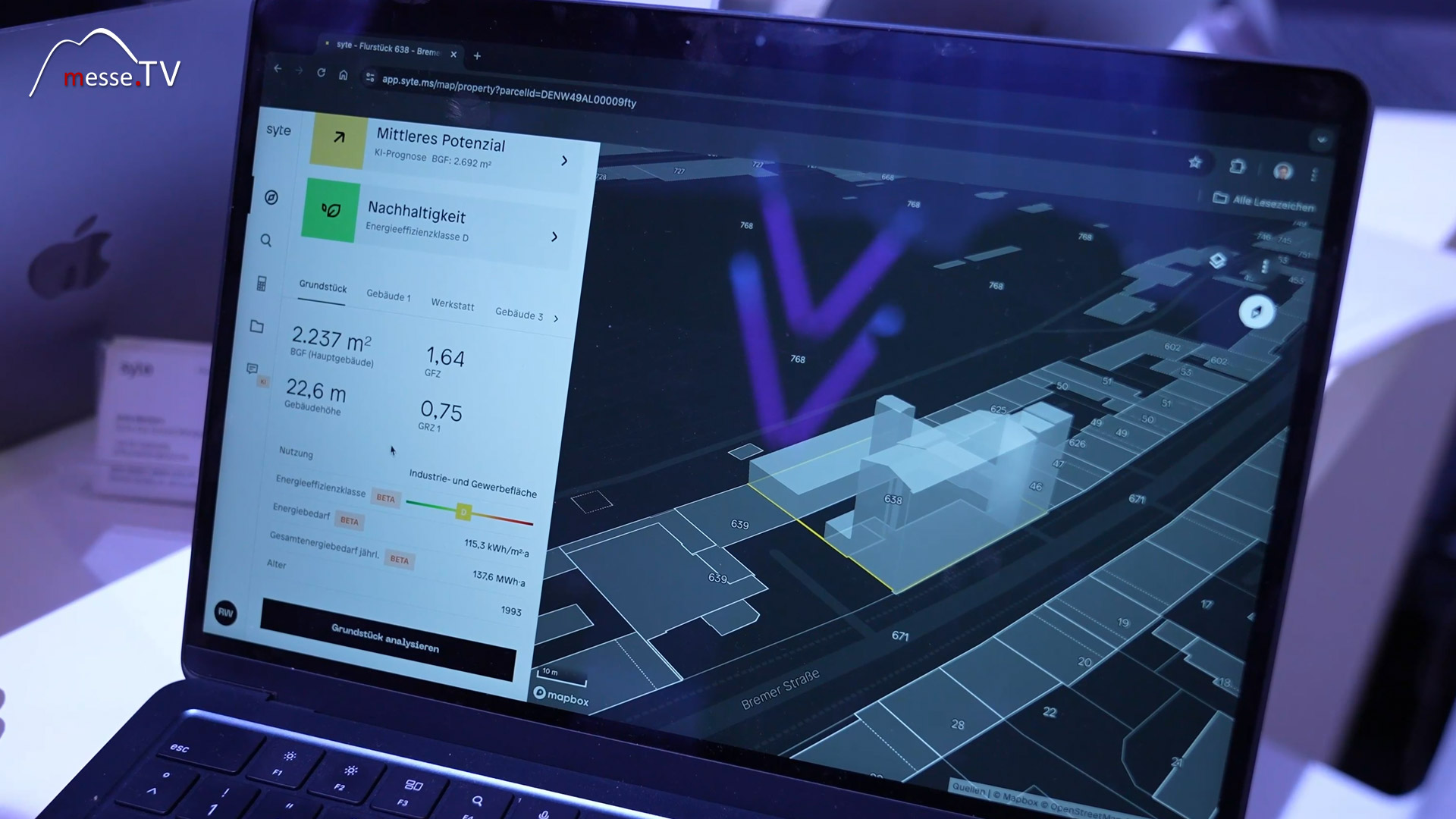 identify the potential of real estate development in real time in germany using system platform ki based expo real 2024