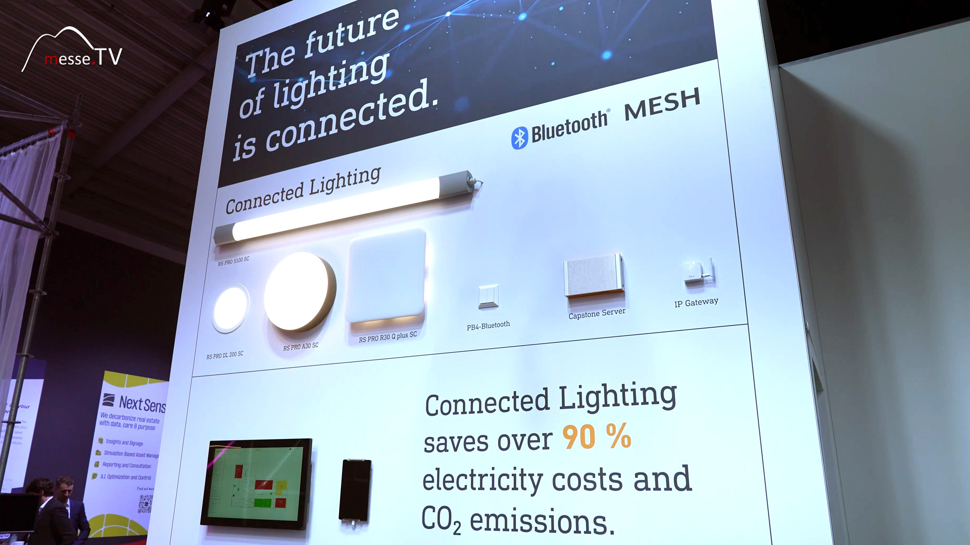 sensors control of light and room climate in buildings steinel expo real 2024