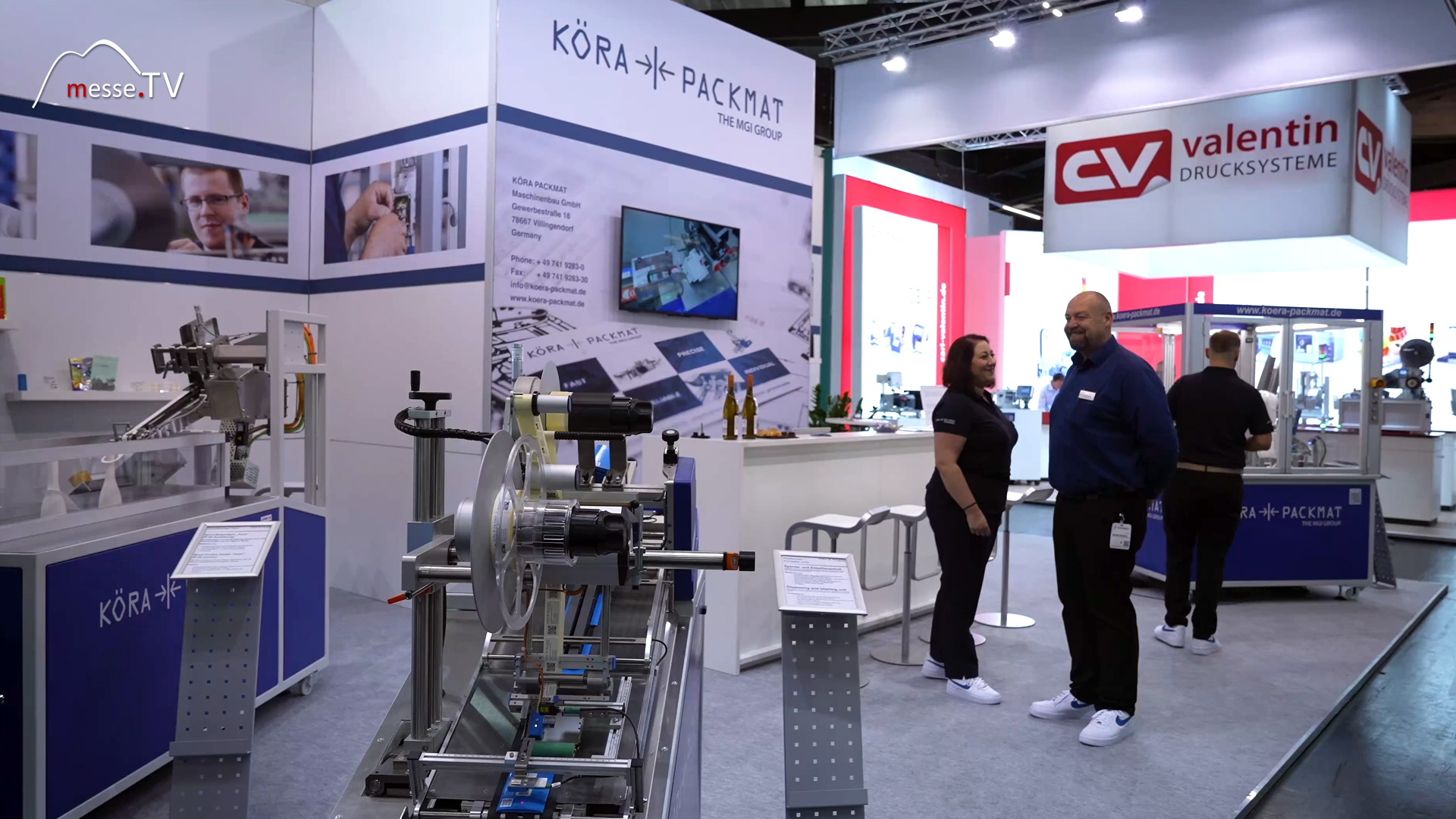exhibition booth feeder and feeding systems koera packmat fachpack 2024 fair nuremberg