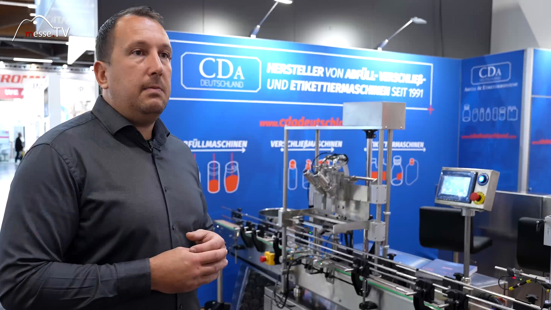 filling and labeling machines for food supplements animal feed cda germany daniel wolnizki fachpack 2024