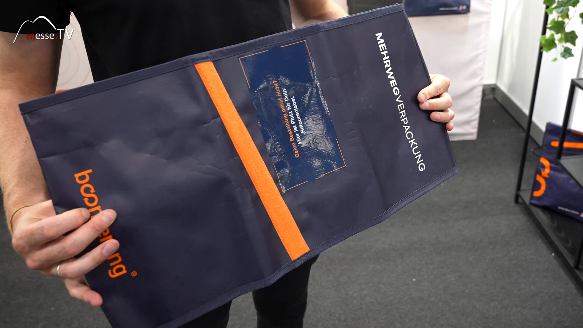 reusable packaging made from recycled plastic for mail order trade boomerang fachpack 2024