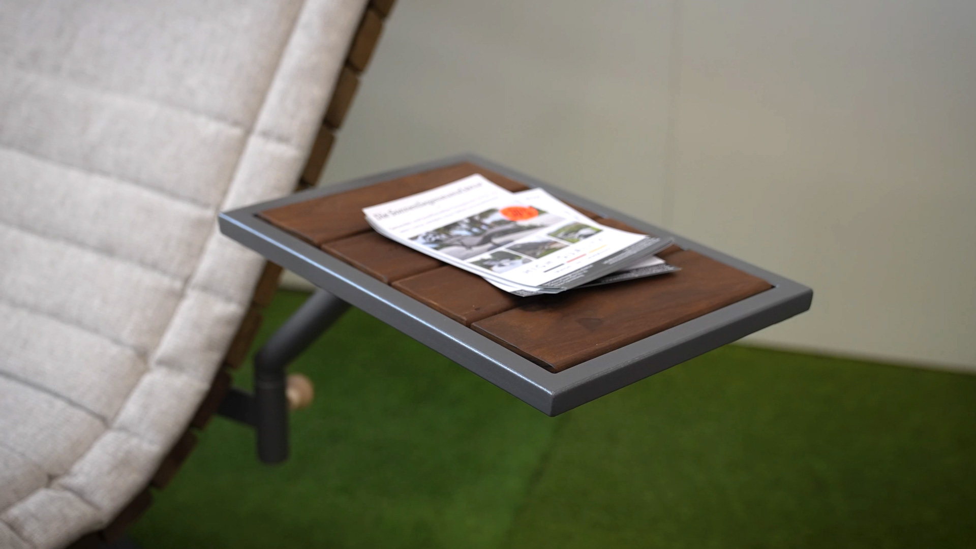 double lounger with small side table high quality materials sun lounger manufacture