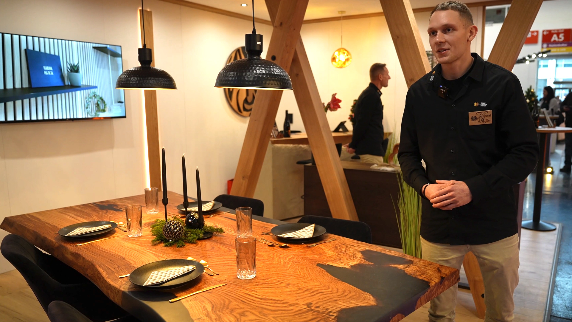 interior solid wood furniture fr wooddesign ferdinand miller heim handwerk 2024 munich fair