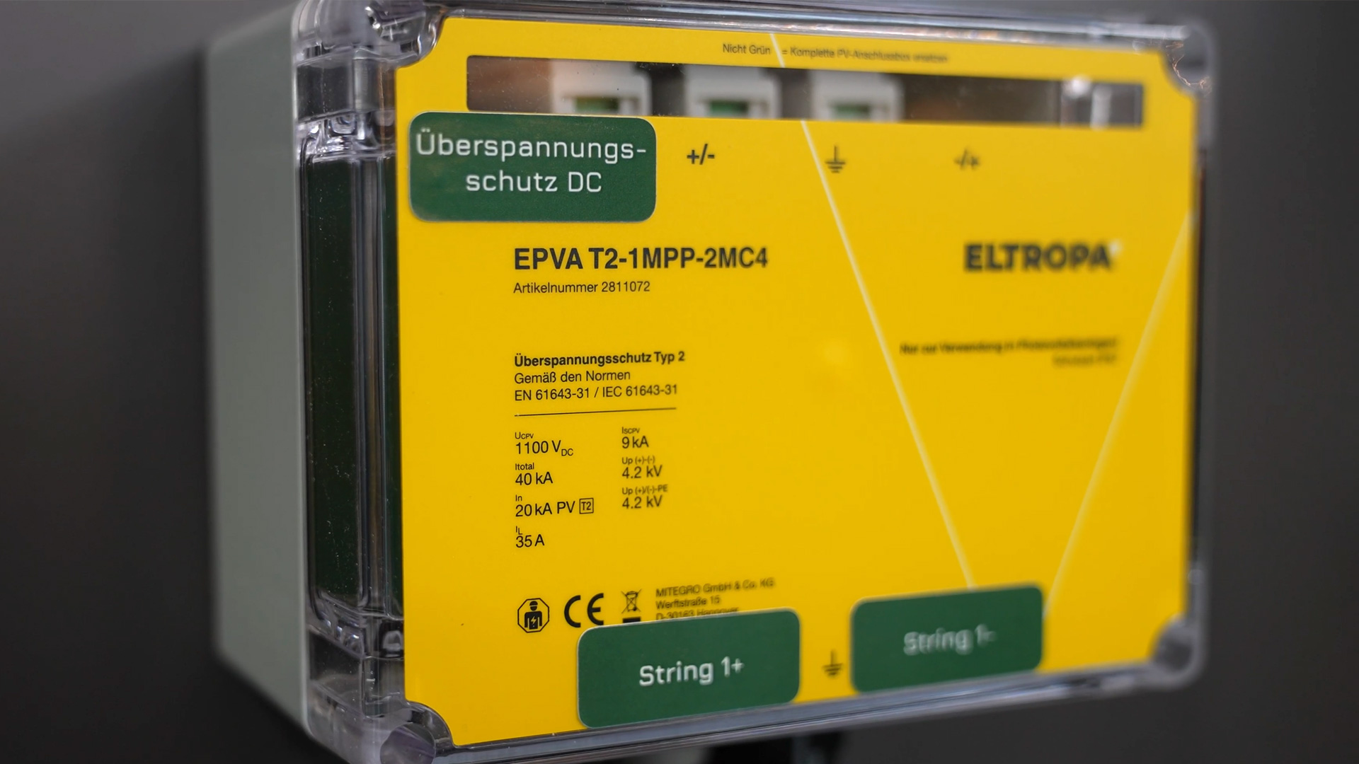 overvoltage protection for pv system