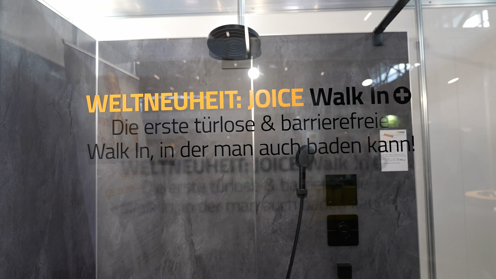 walk in shower enclosure joice from artweger world novelty home crafts exhibition munich