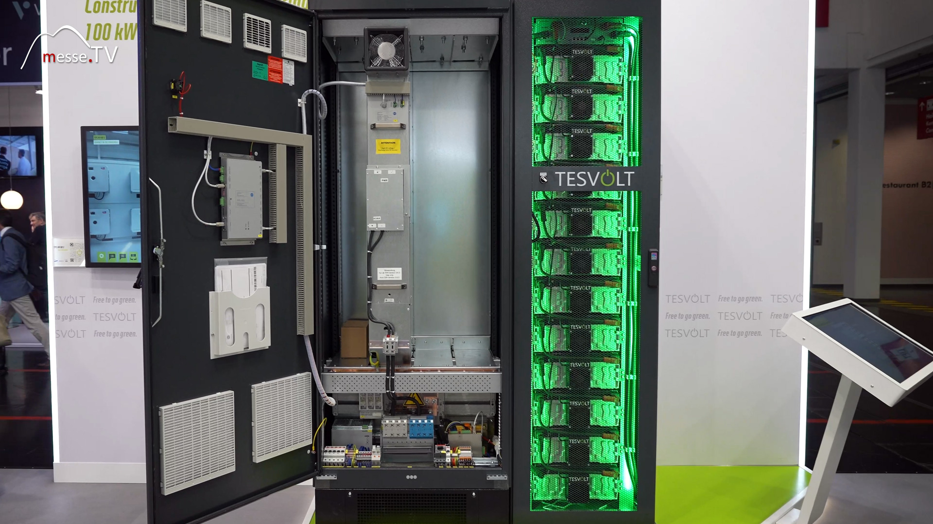 battery storage cabinet systems commercial and industrial solar parks up to 100 megawatts made in germany tesvolt
