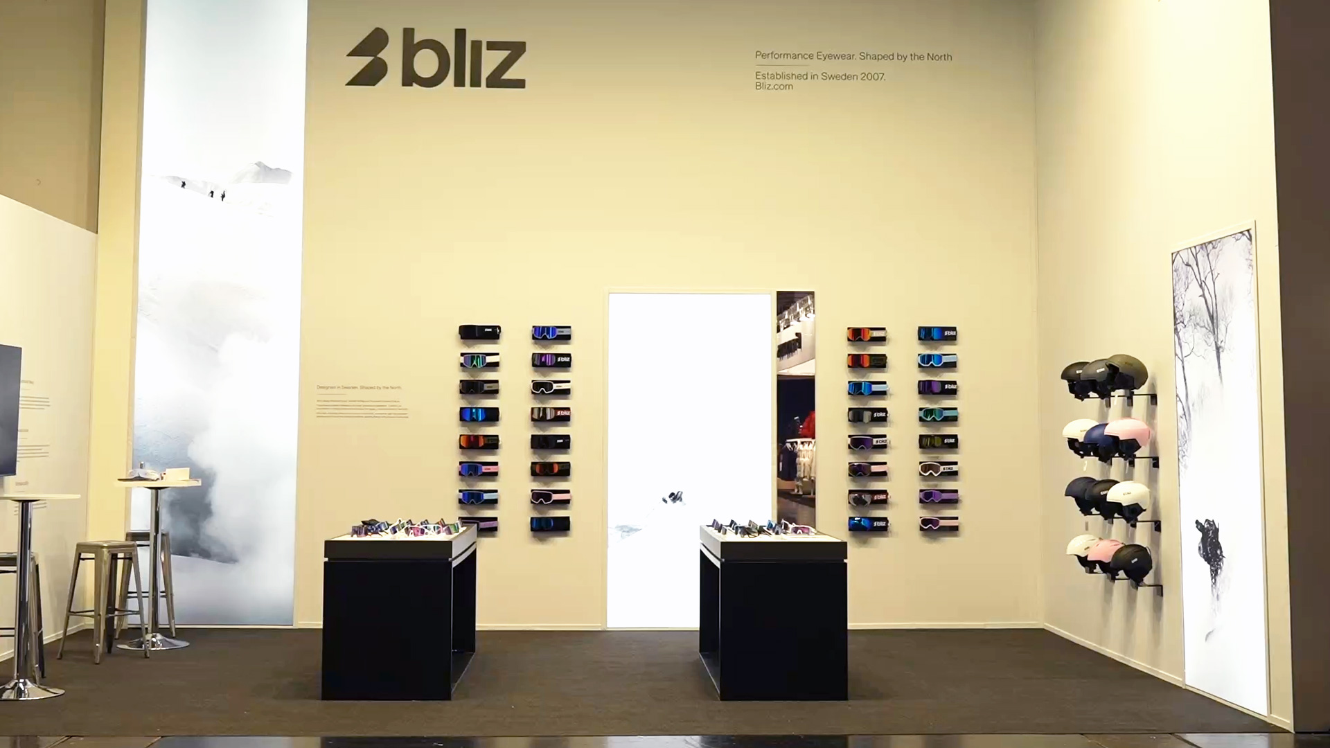 bliz new collection sports goggles ski helmets booth ispo munich 2024