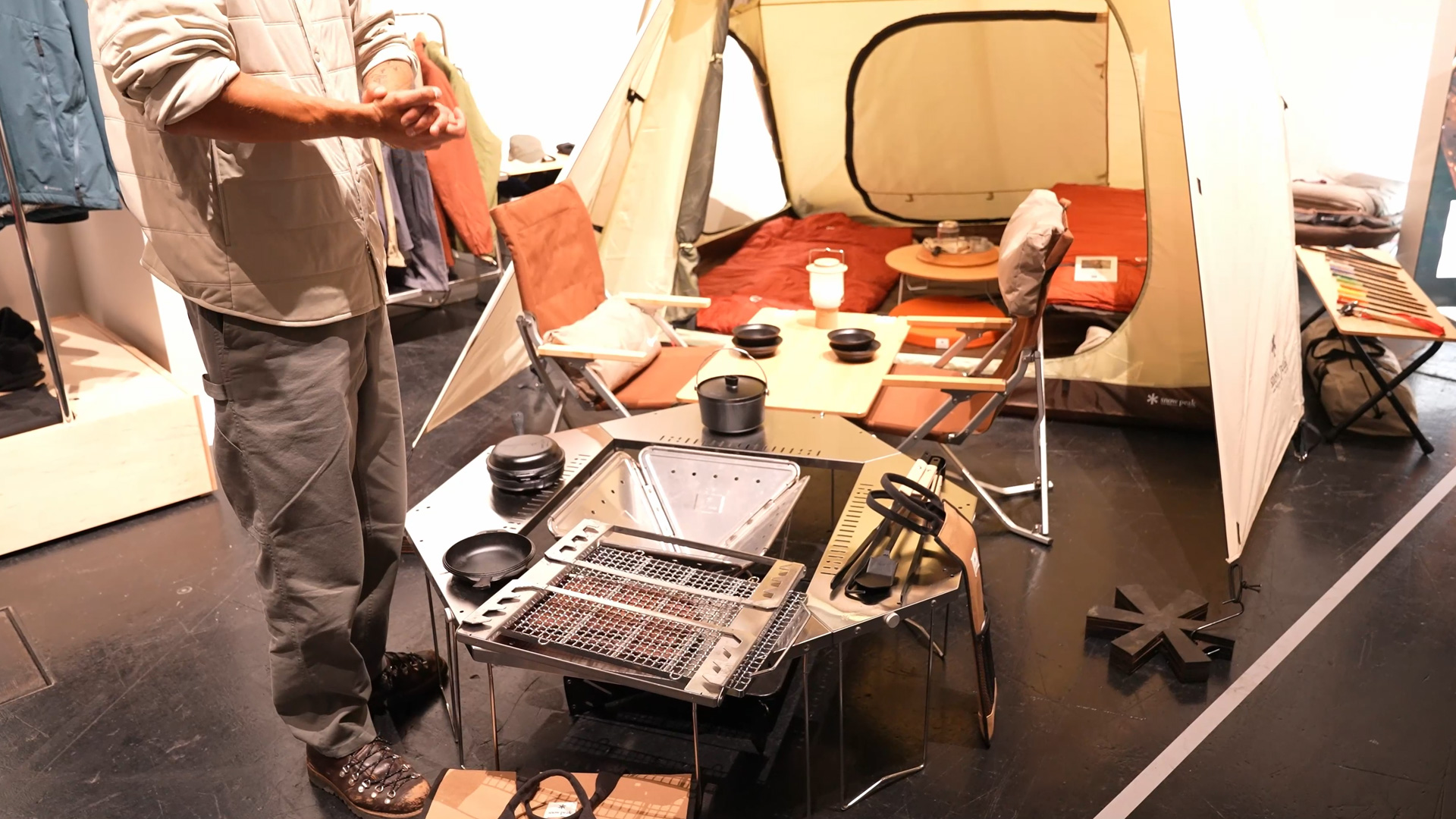 complete equipment for outdoor adventures camping setups snow peak ispo 2024