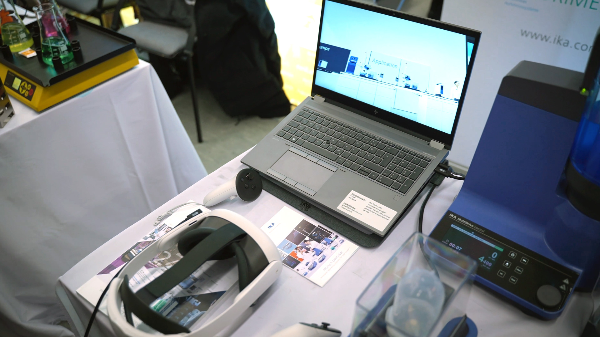 virtual reality interactive product presentation bioreactors ika innovation