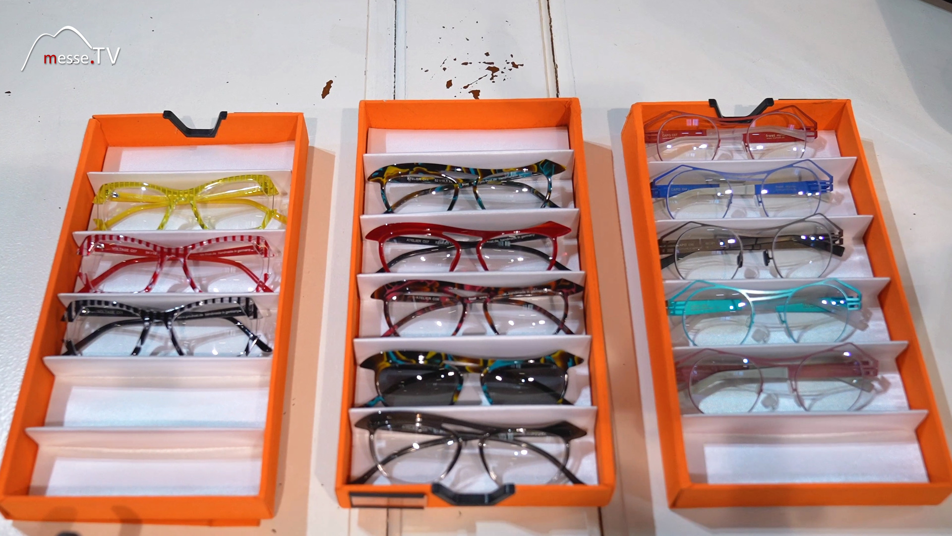 artistic colorful glasses design