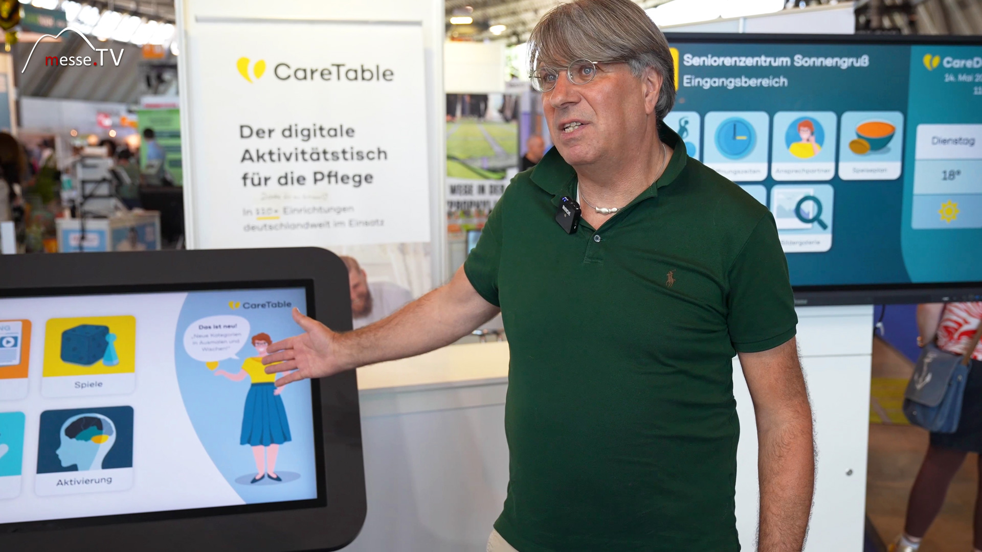 activation residents in the care area caretable