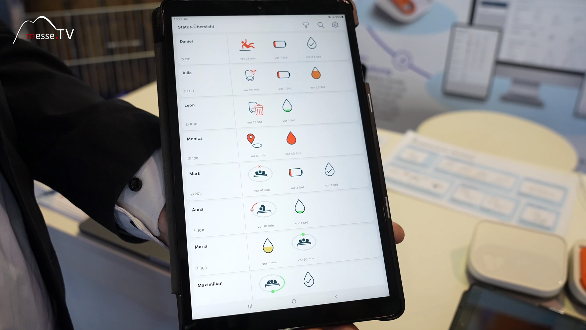 motion monitoring caregivers digital care assistme