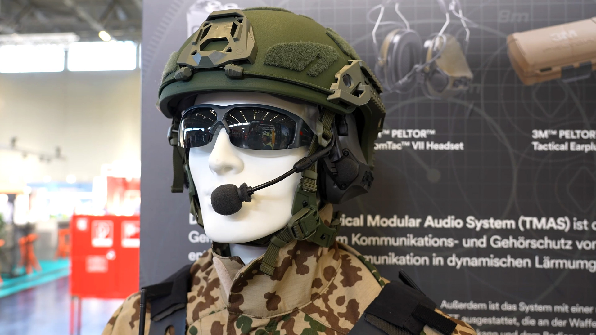 headset specifically designed to meet the requirements of the authorities and the military