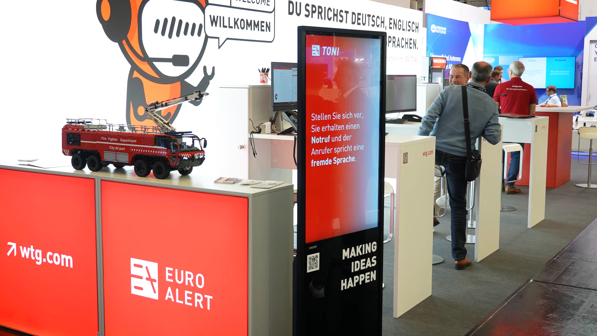 innovation 2024 wtg control center technology real time translator booth pmrexpo cologne