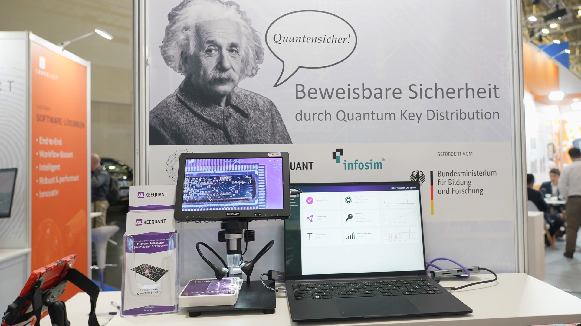 innovative quantum key distribution keequant for secure communication of the future