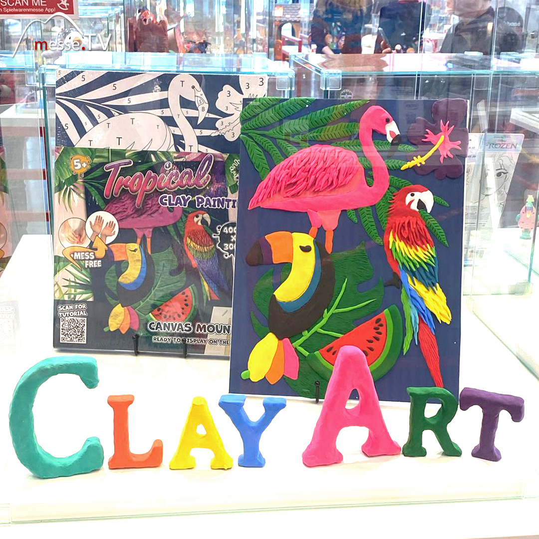 Clay painting Tropical Clay Painting Clay Art
