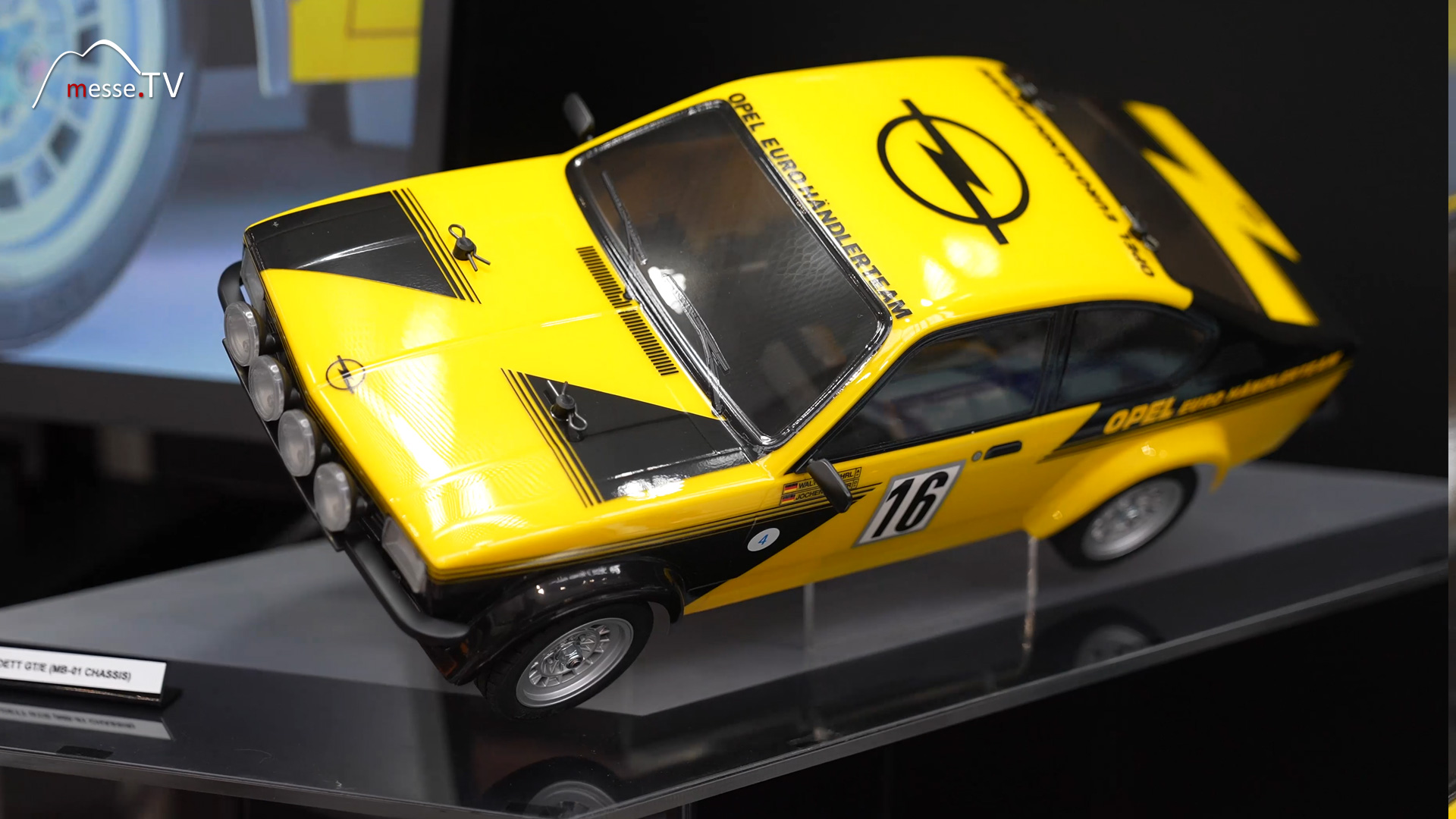 Opel Kadett C Coupe Ralley RC model vehicle