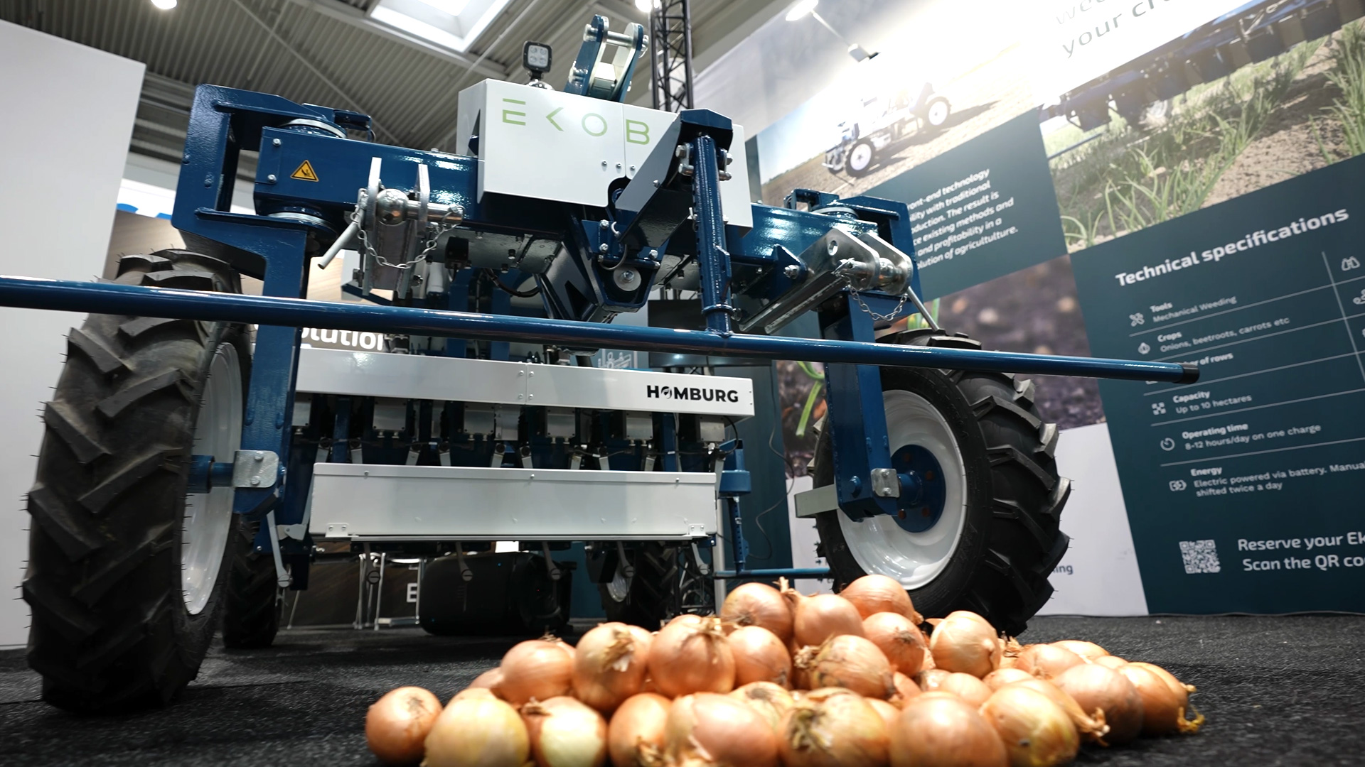 Mechanical environmentally friendly weeding and sowing Agritechnica
